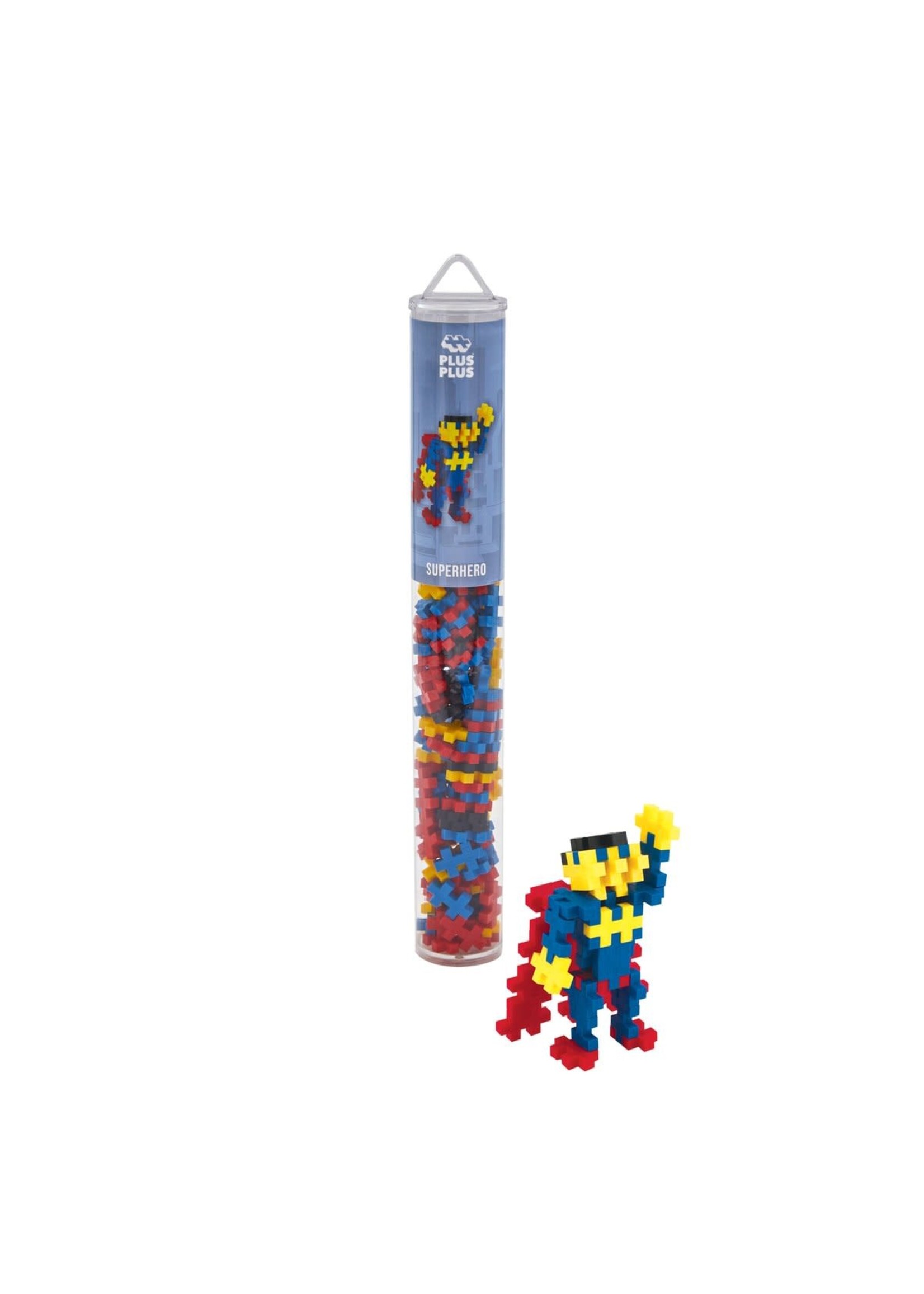 Plus-Plus Mini Basic Plus-Plus Buis Superheld (100 stuks)