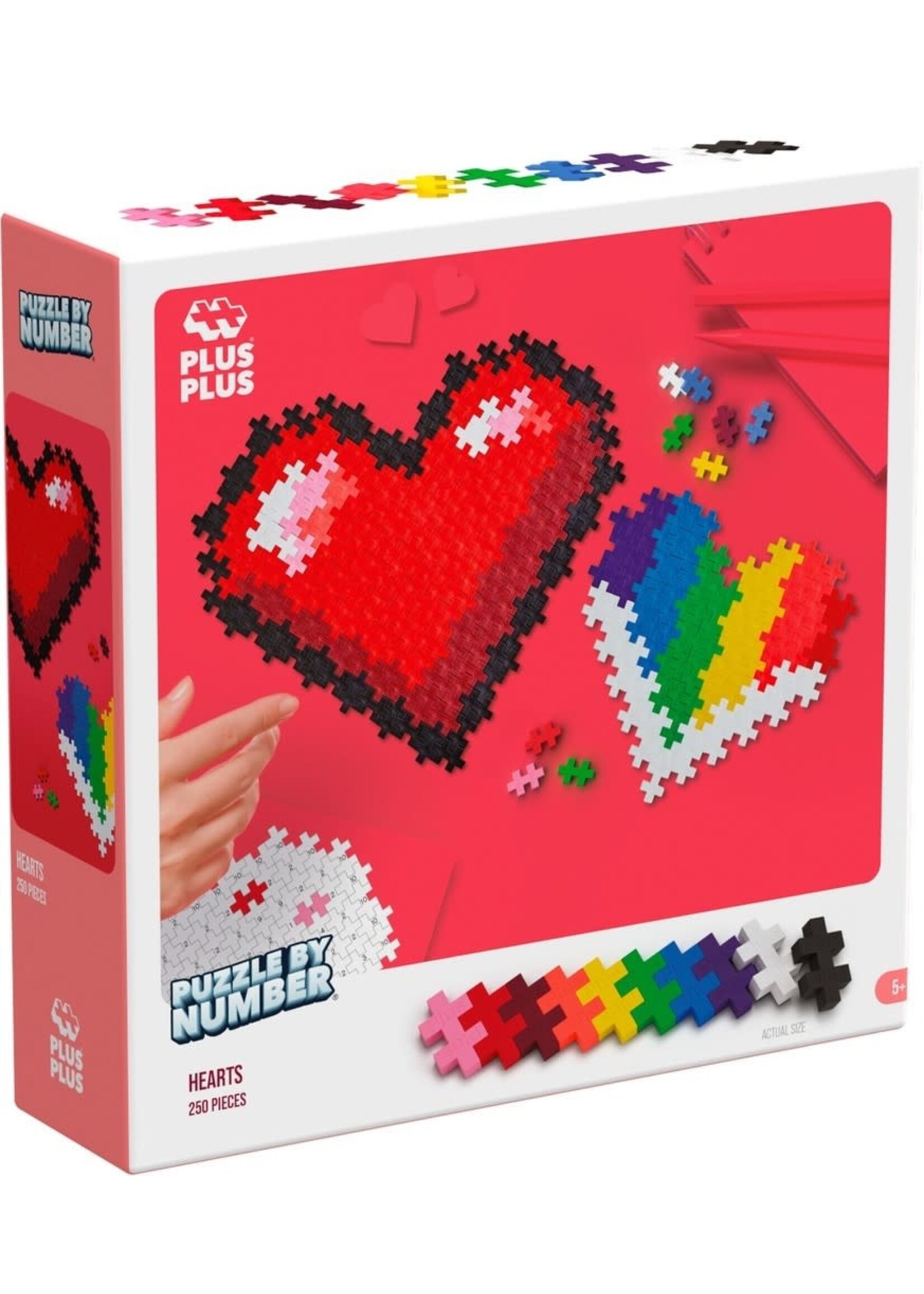Plus-Plus Plus-Plus Hart Puzzle by Number 250 stukjes (3911)
