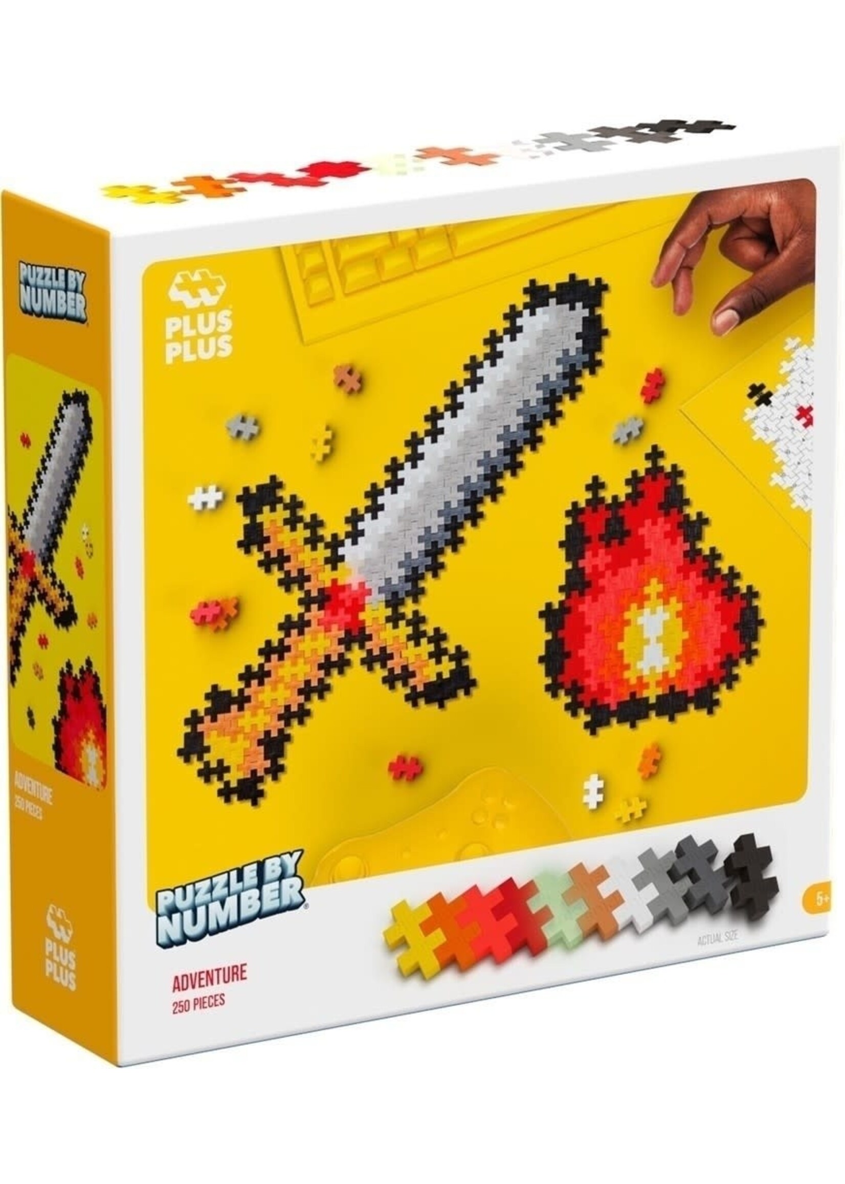 Plus-Plus Plus Plus Zwaard Puzzle by Number  250 stukjes (3910)