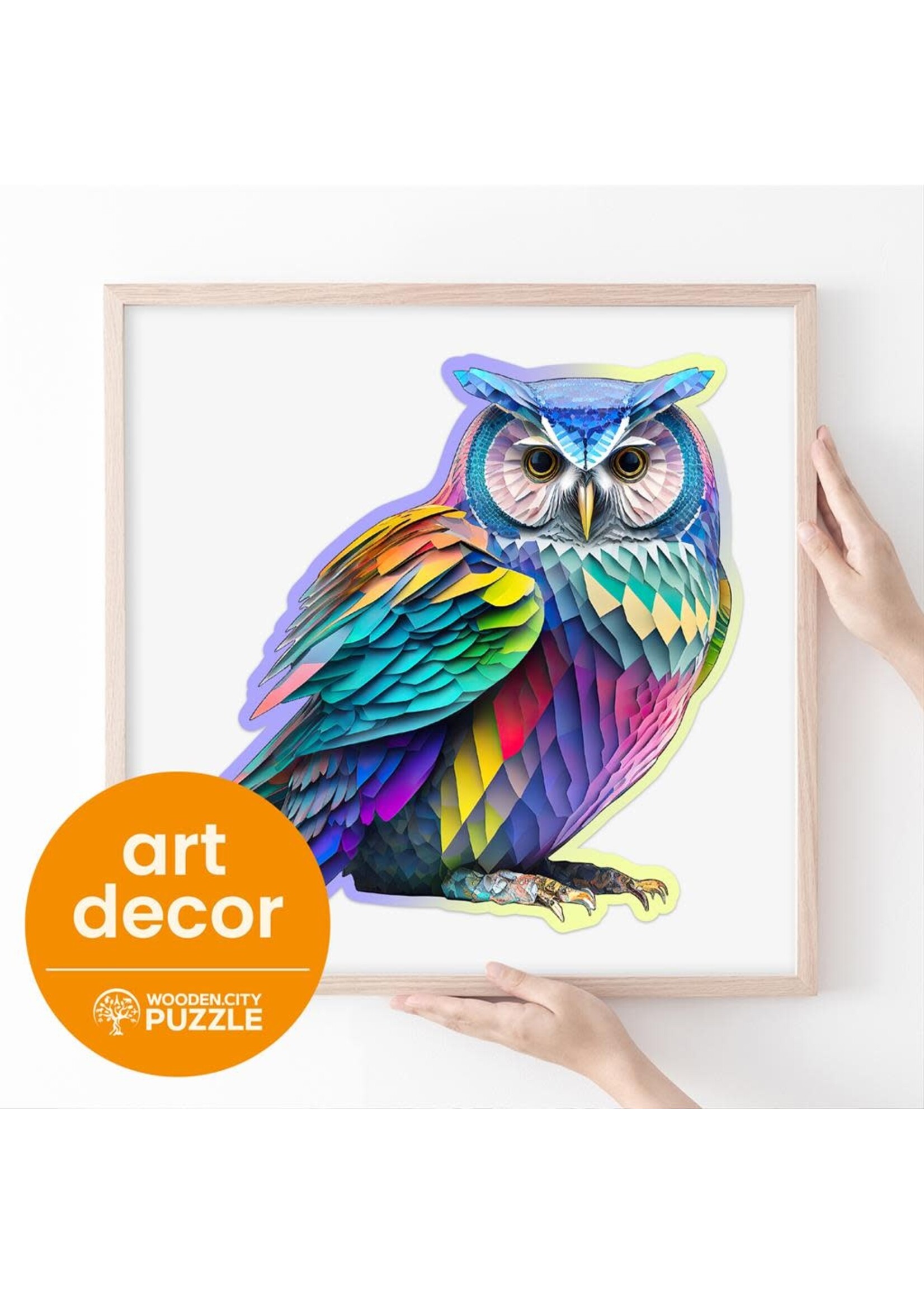 woodencity Wooden Puzzel - Trendy Owl (150 stukjes)