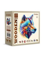 woodencity Wooden Puzzel - Classy Wolf (250 stukjes)