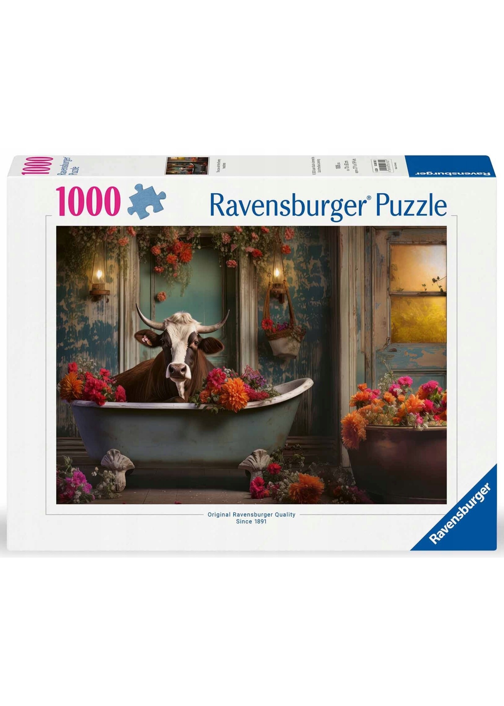 Ravensburger Ravensburger The Cow in the Bathtub (1000)