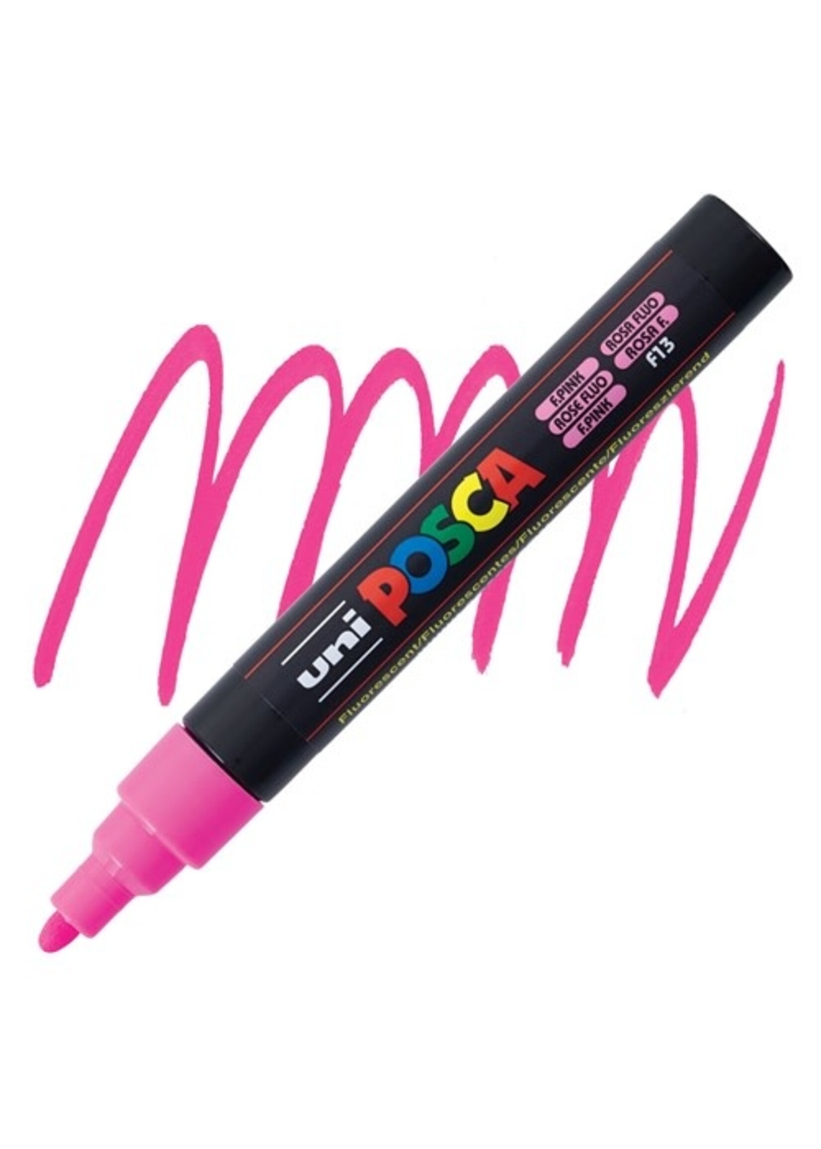 Posca Uni Posca Verfmarker 5M Neon Roze