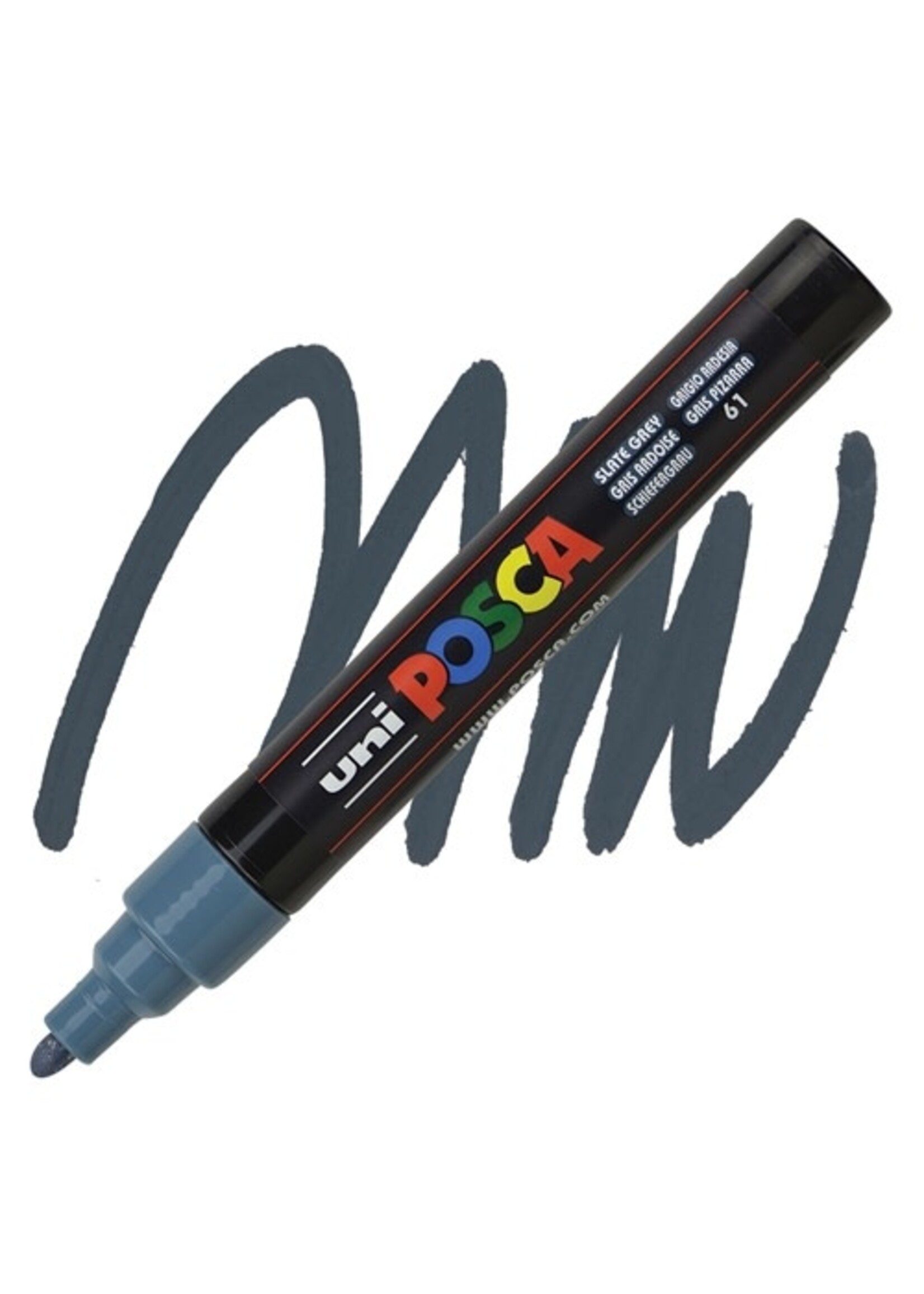 Posca Uni Posca Verfmarker 5M Leigrijs