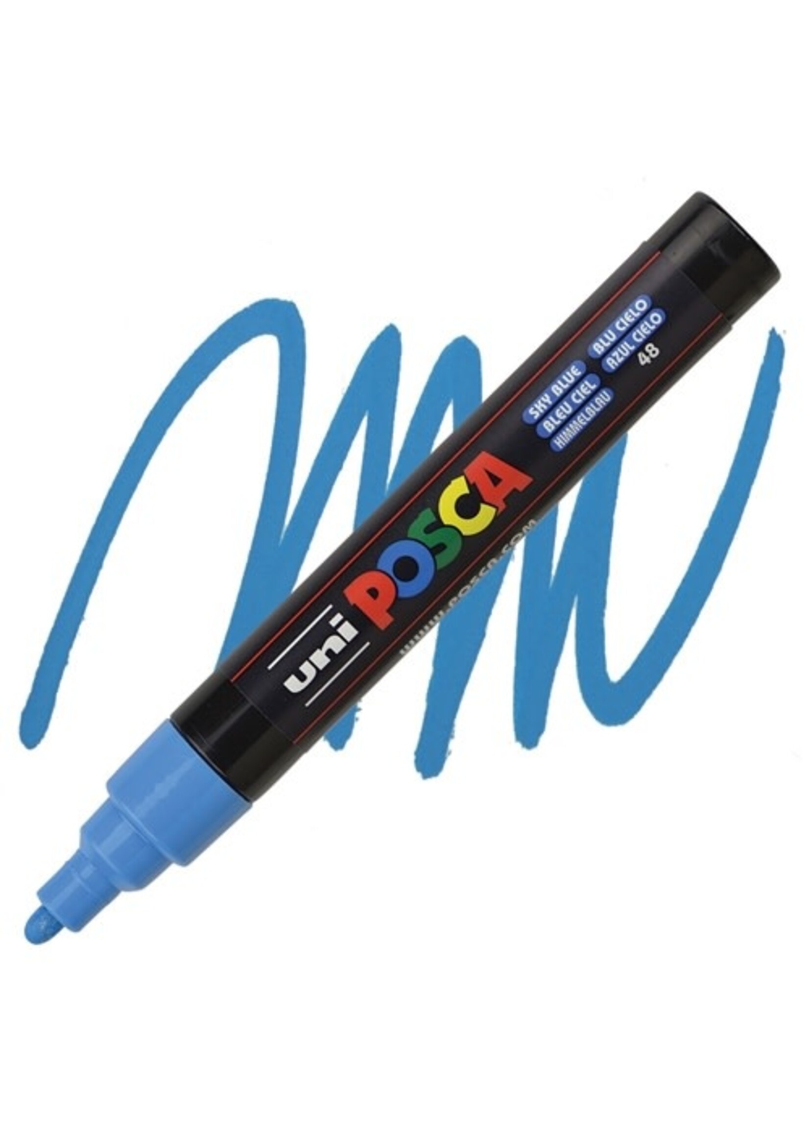 Posca Uni Posca Verfmarker 5M Hemelsblauw