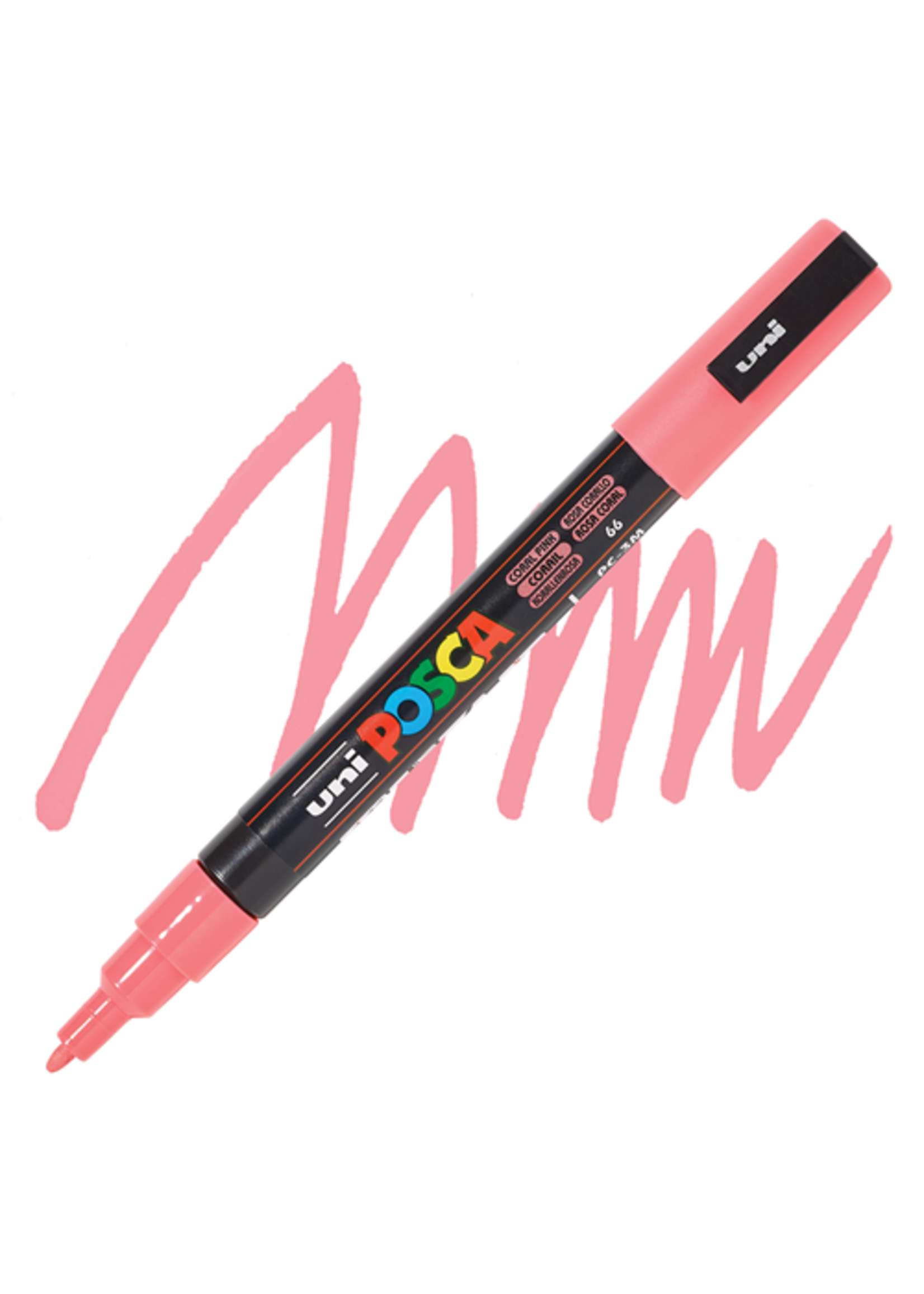 Posca Uni Posca Verfmarker 3M Koraal