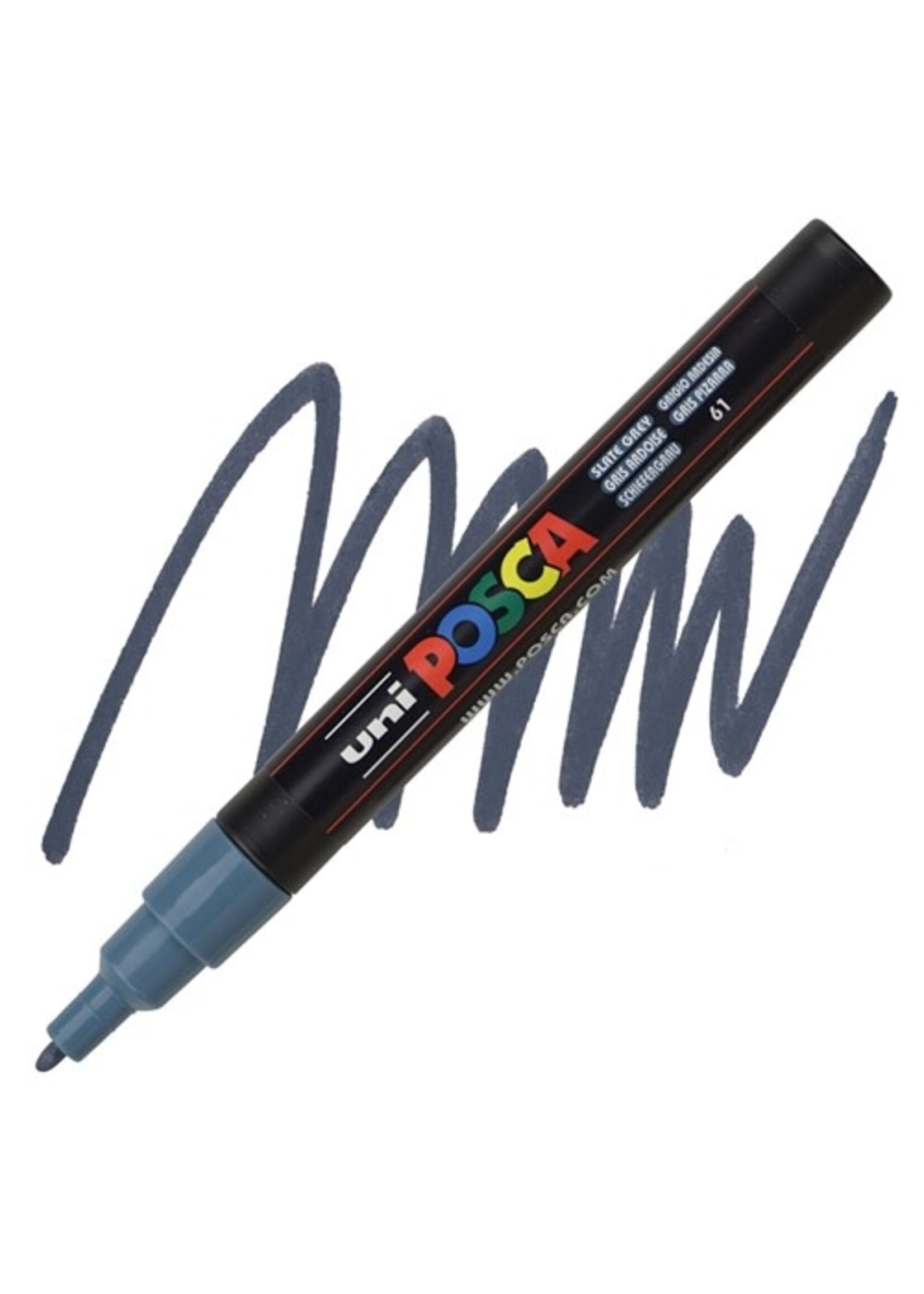 Posca Uni Posca Verfmarker 3M Leigrijs