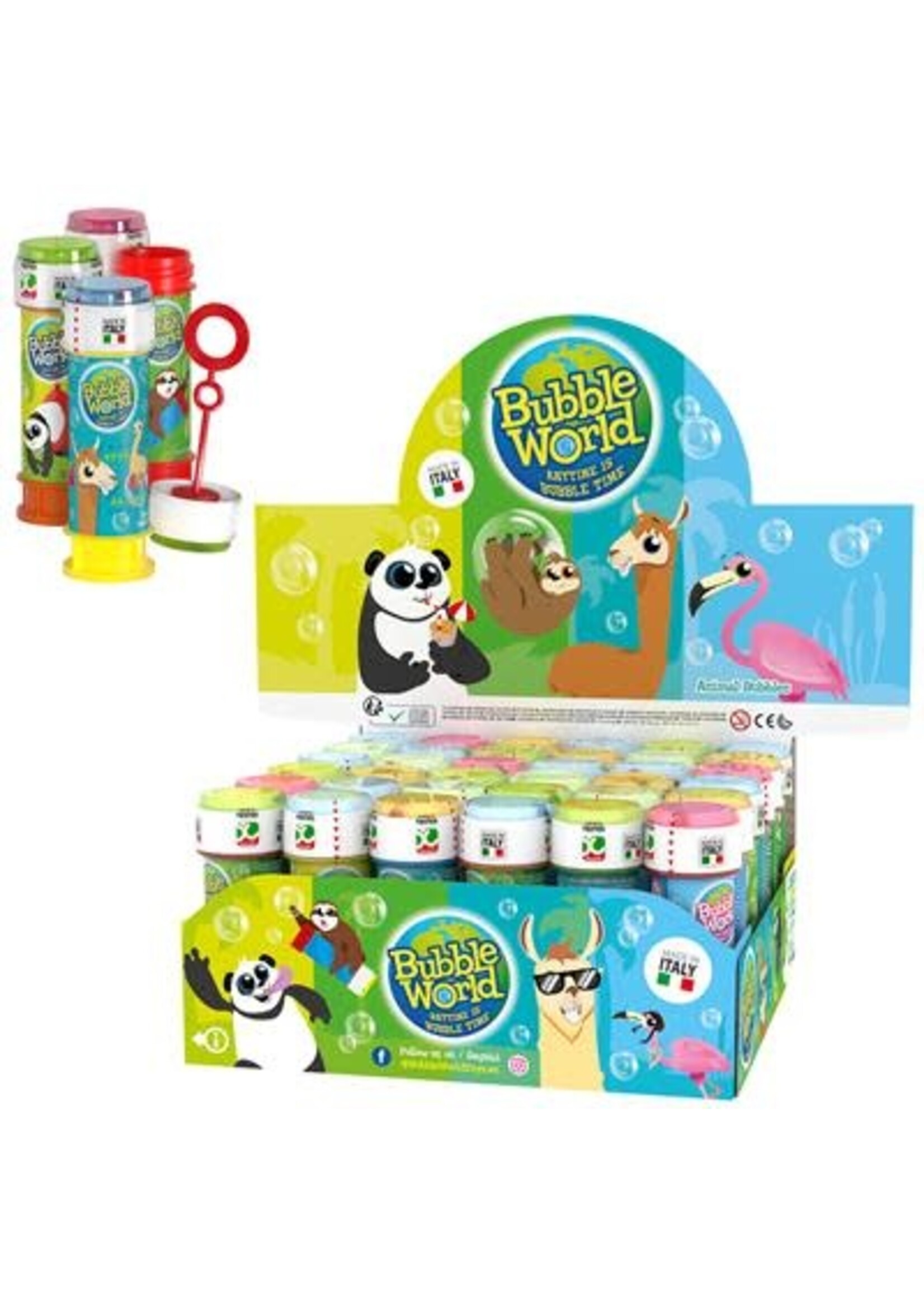 bubble world Dieren bellenblaas Assorti (60ml)