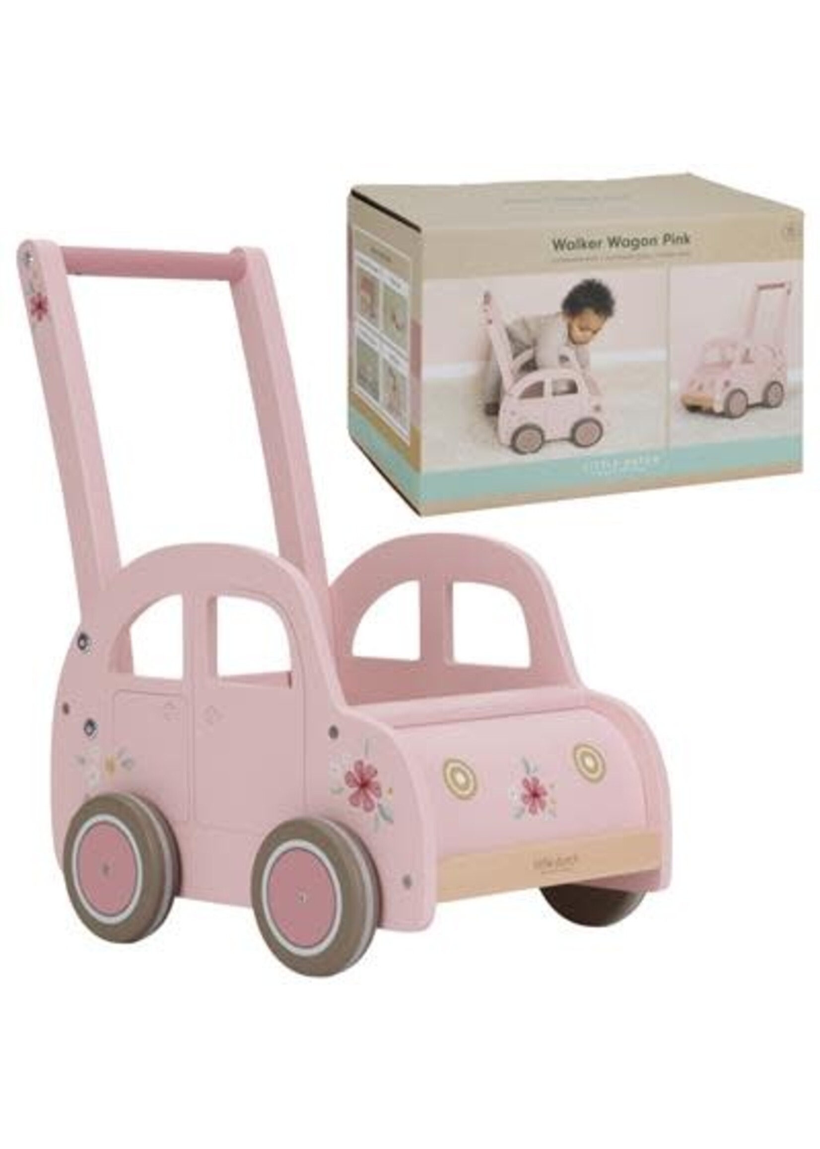 Little Dutch Little Dutch Loopwagen Roze