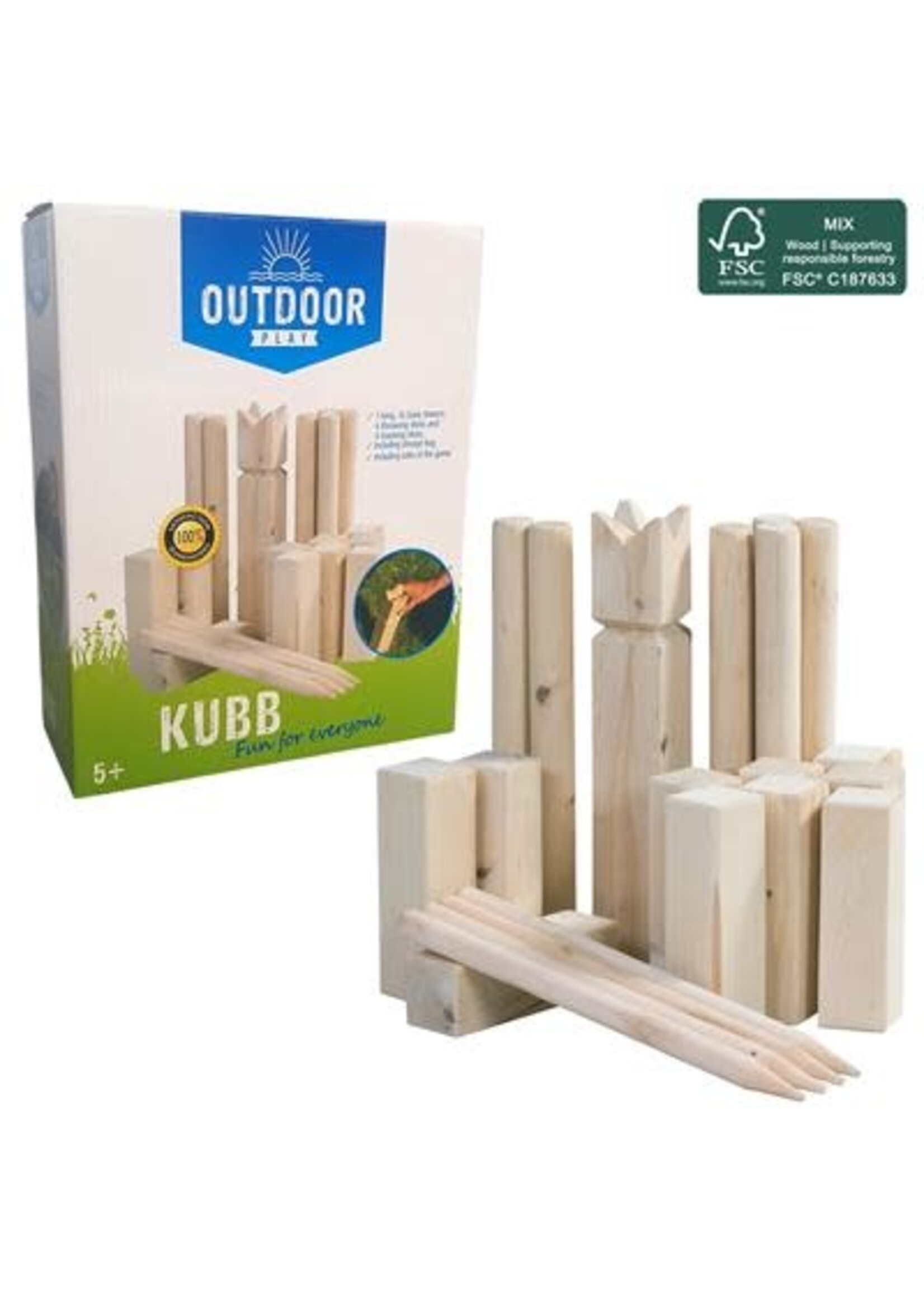 outdoor play Outdoor Play Kubb Game incl Draagtas