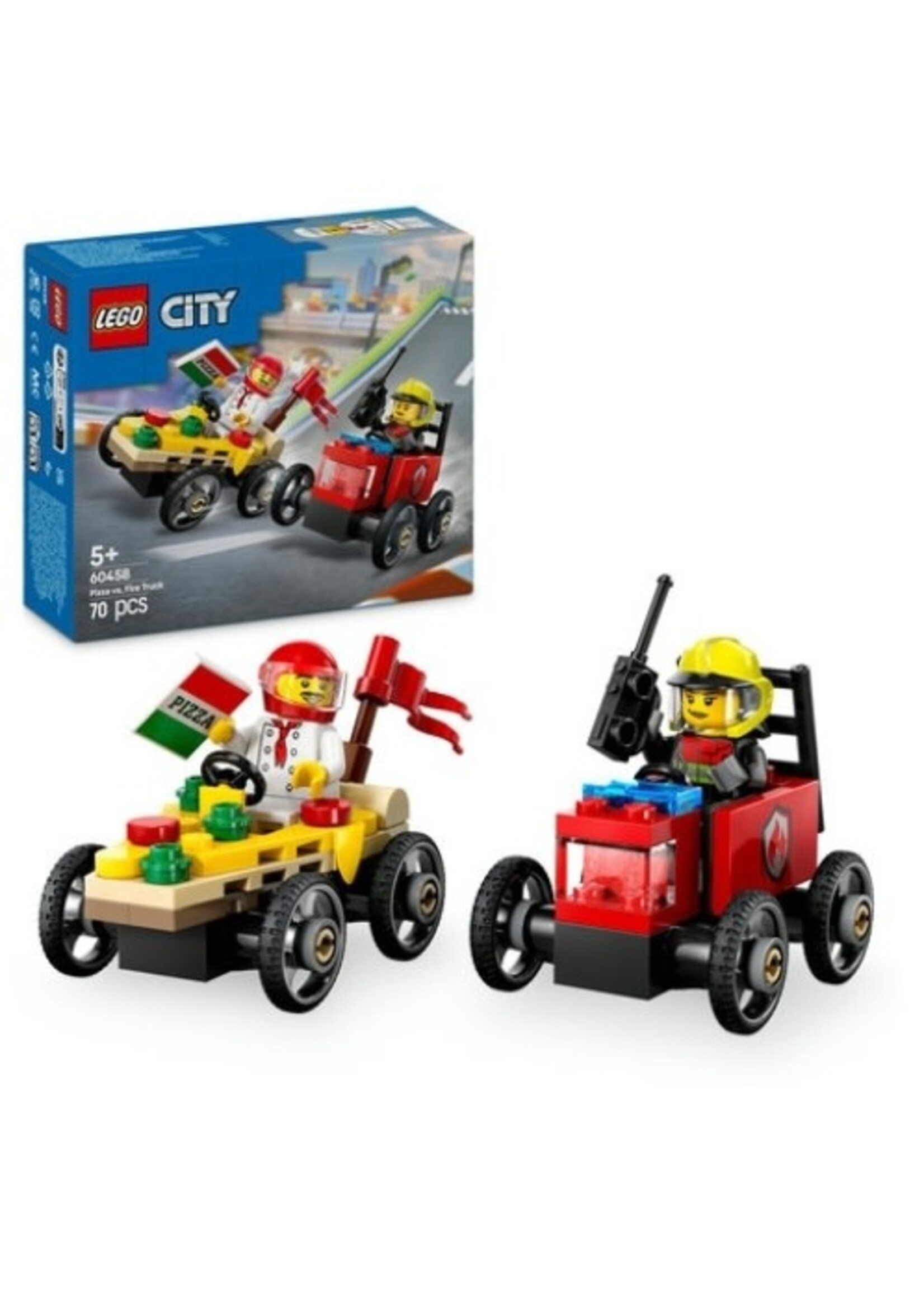 Lego LEGO 60458 Pizza VS Fire Race