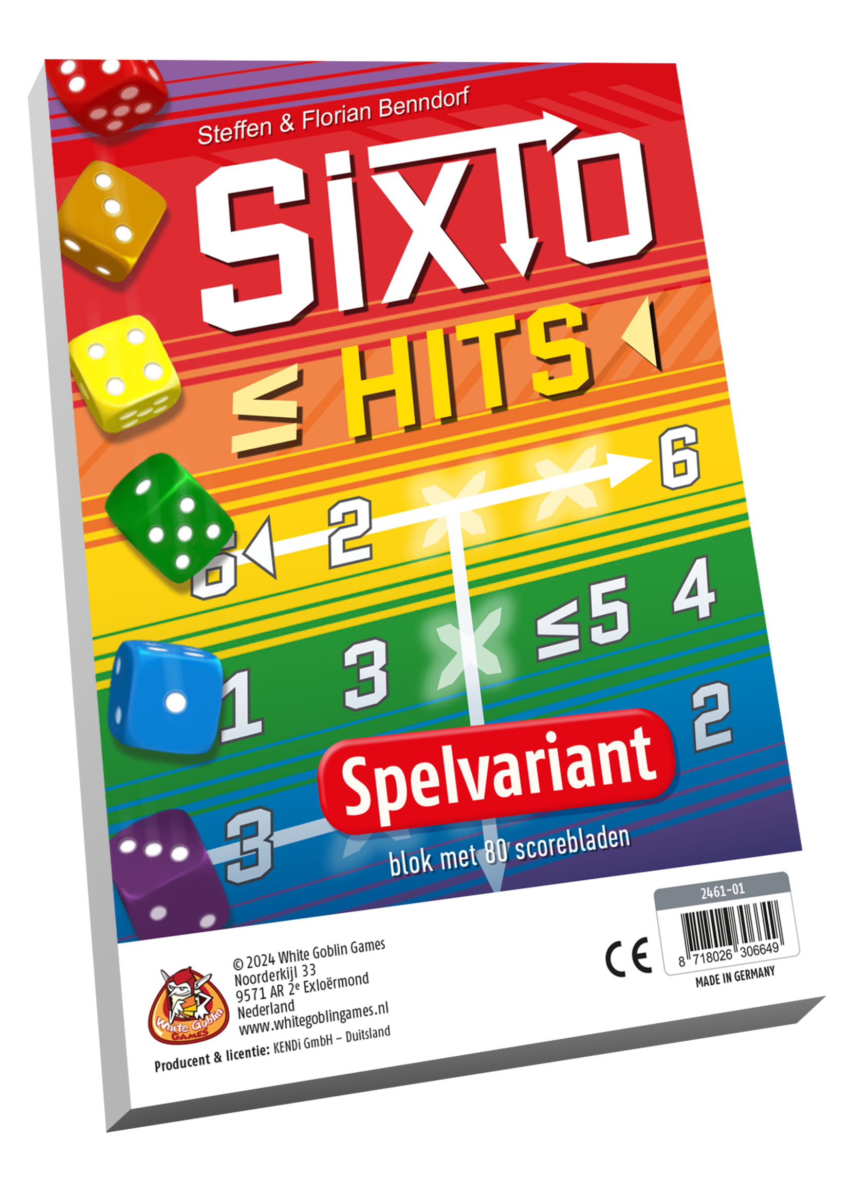 WhiteGoblinGames WGG Sixto Hits scoreblok