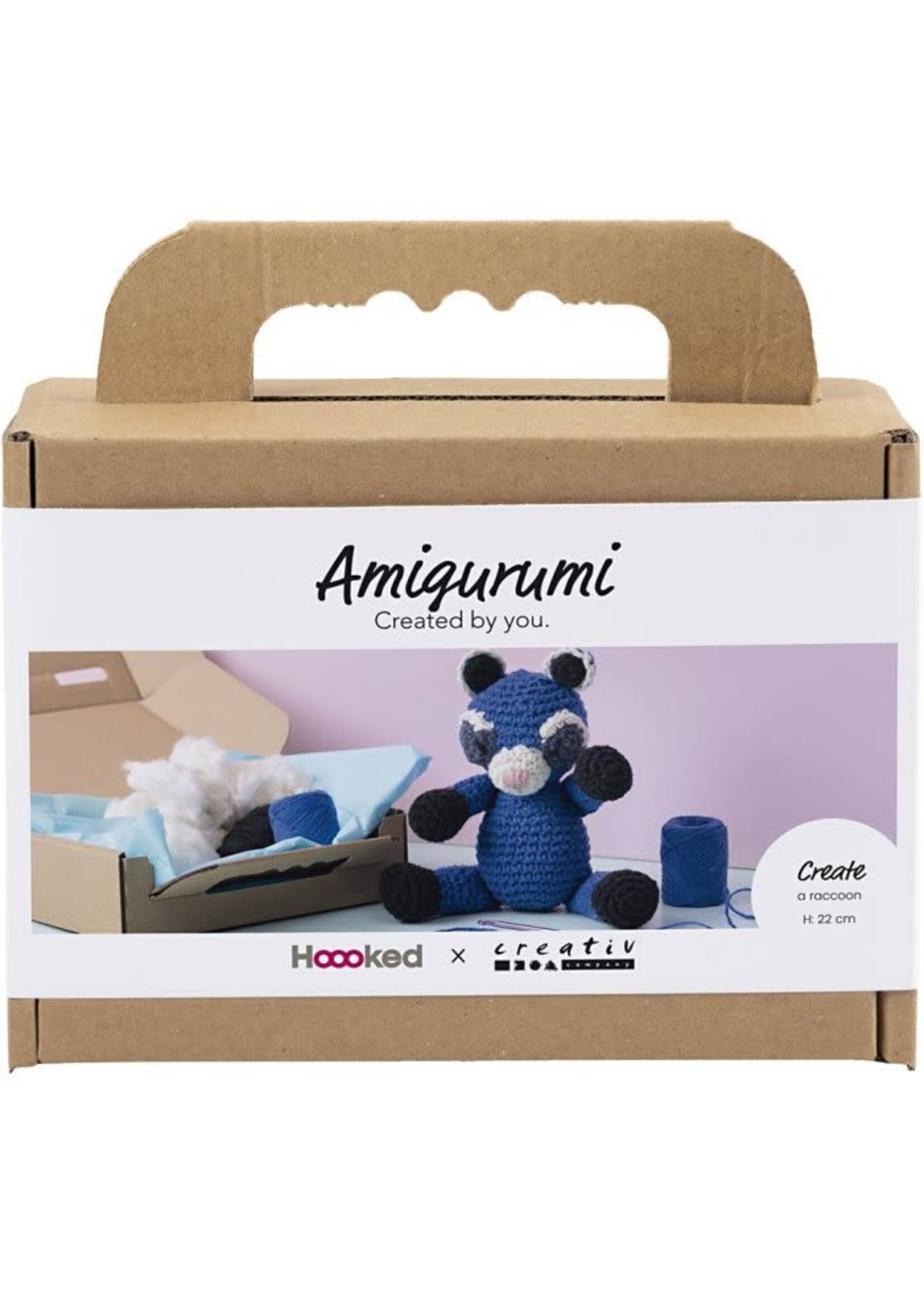CChobby Creative Company Haakset Amigurumi wasbeer blauw