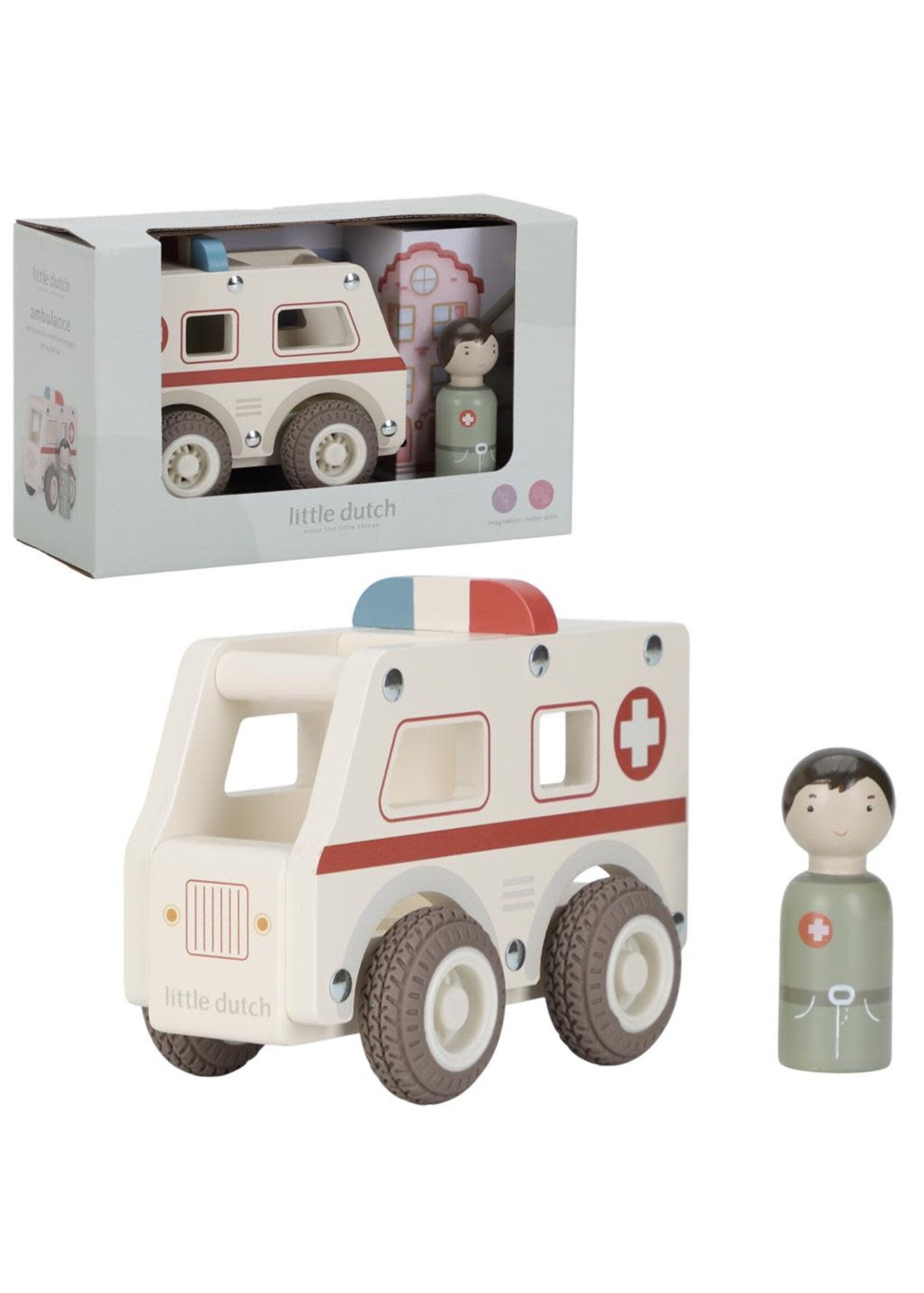Little Dutch Little Dutch Ambulance Met Pegdoll FSC