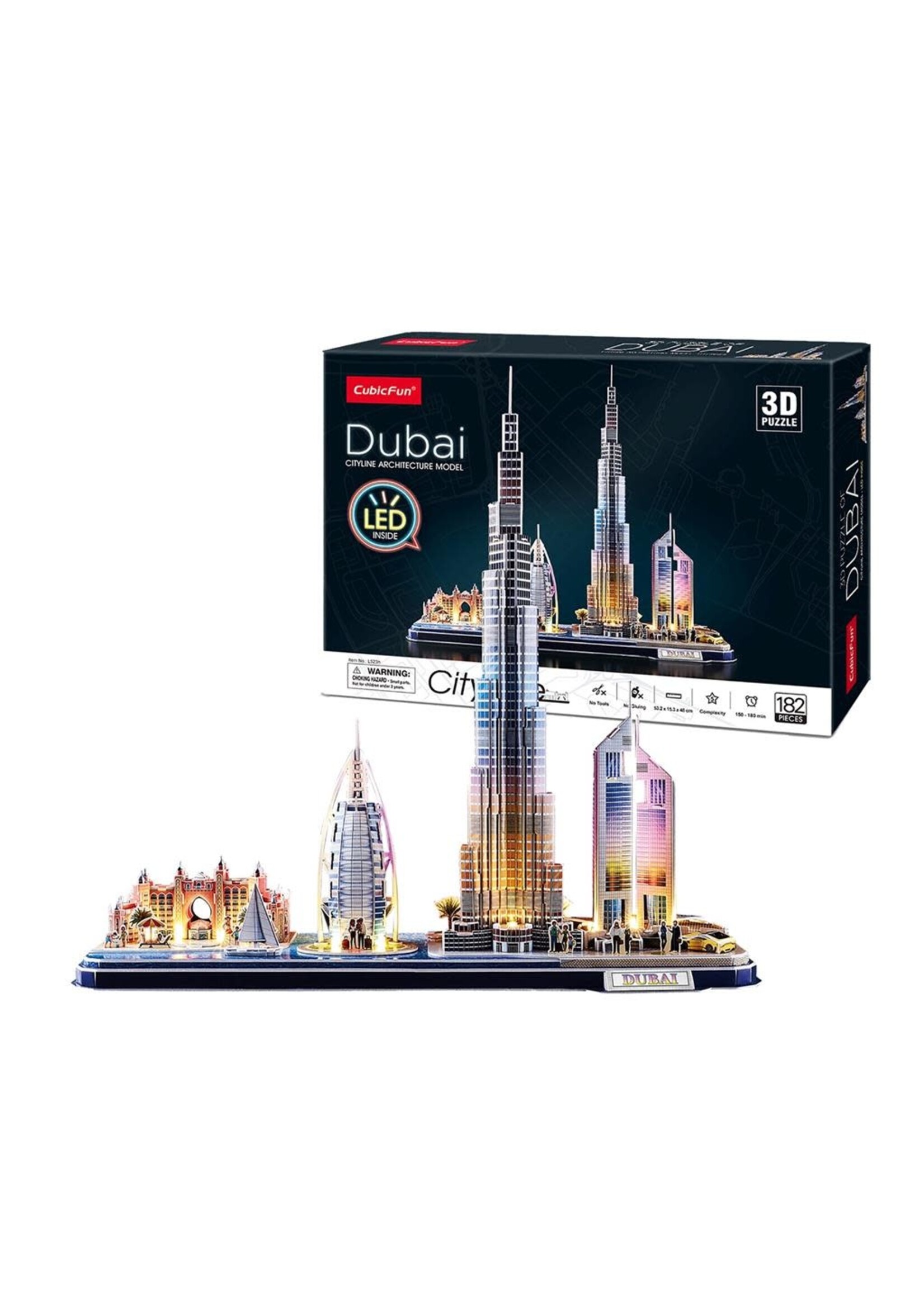 Cubic Fun Cubic Fun 3d Puzzel City Line Dubai LED