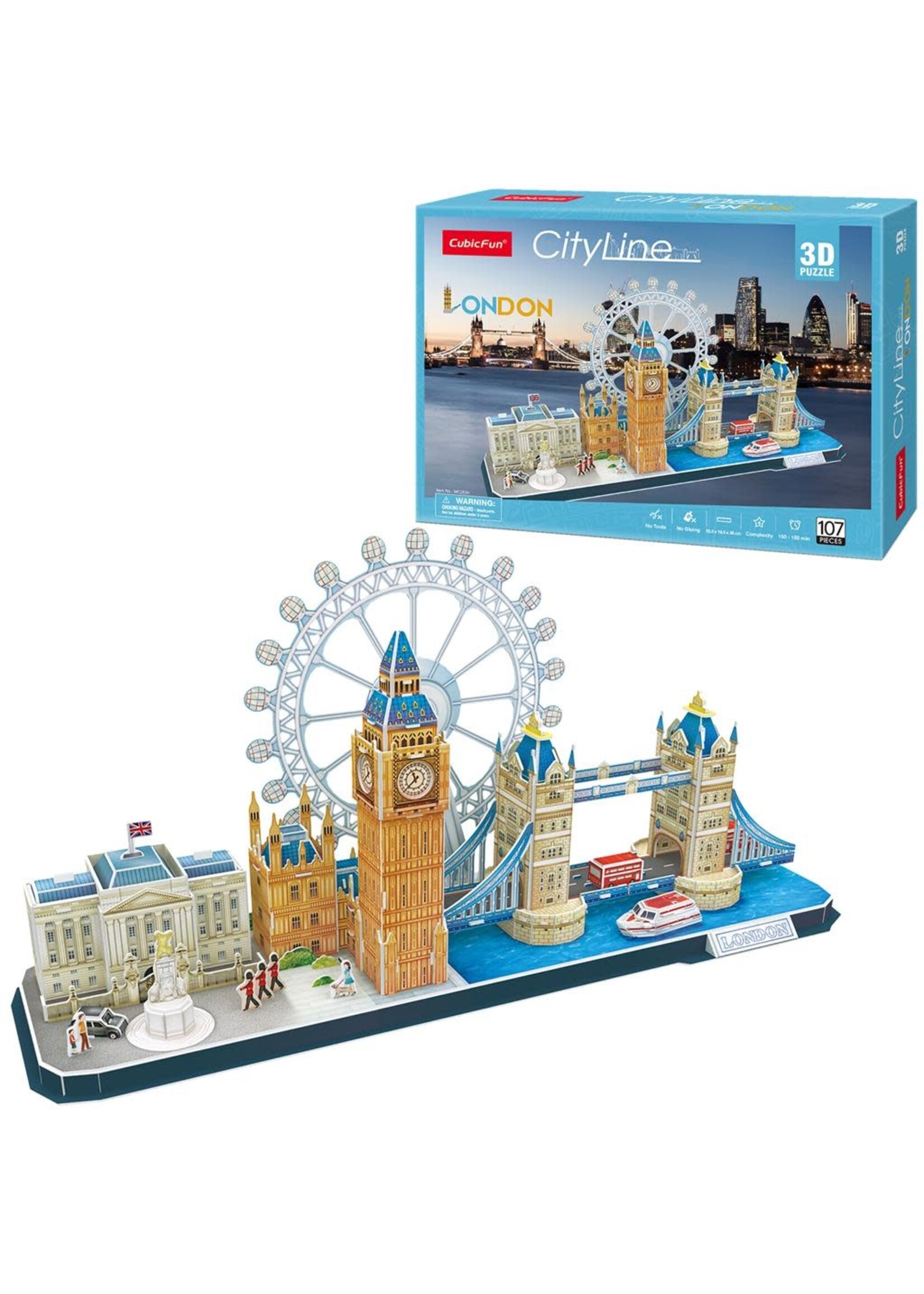 Cubic Fun Cubic Fun 3d Puzzel City Line Londen