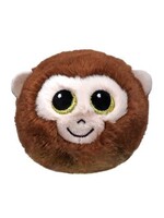 Ty Ty Beanie Bouncers Banana Monkey Brown