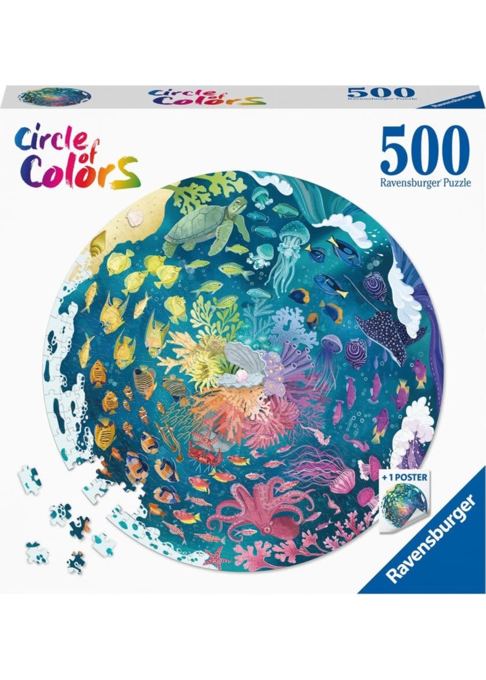 Ravensburger Ravensburger Circle of Colors – Ocean/Submarine (500)