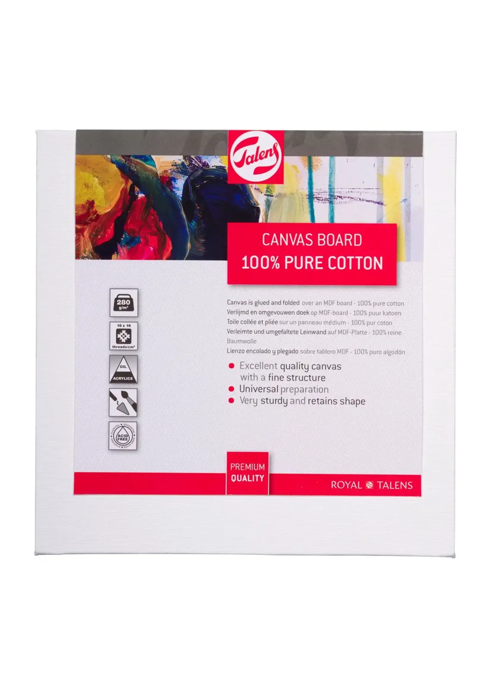 Talens Talens Canvas Board 20 x 20 cm