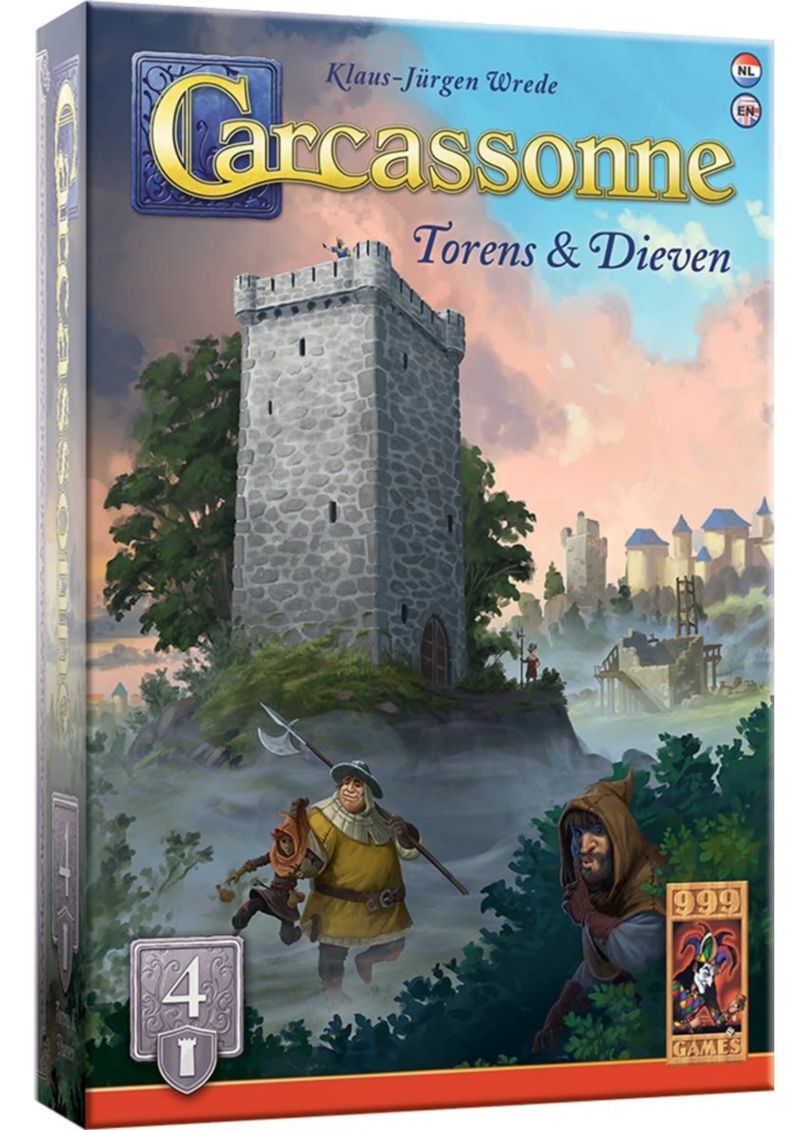 999 Games 999 games Carcassonne Torens & Dieven (nieuwe versie uitbreiding 4)