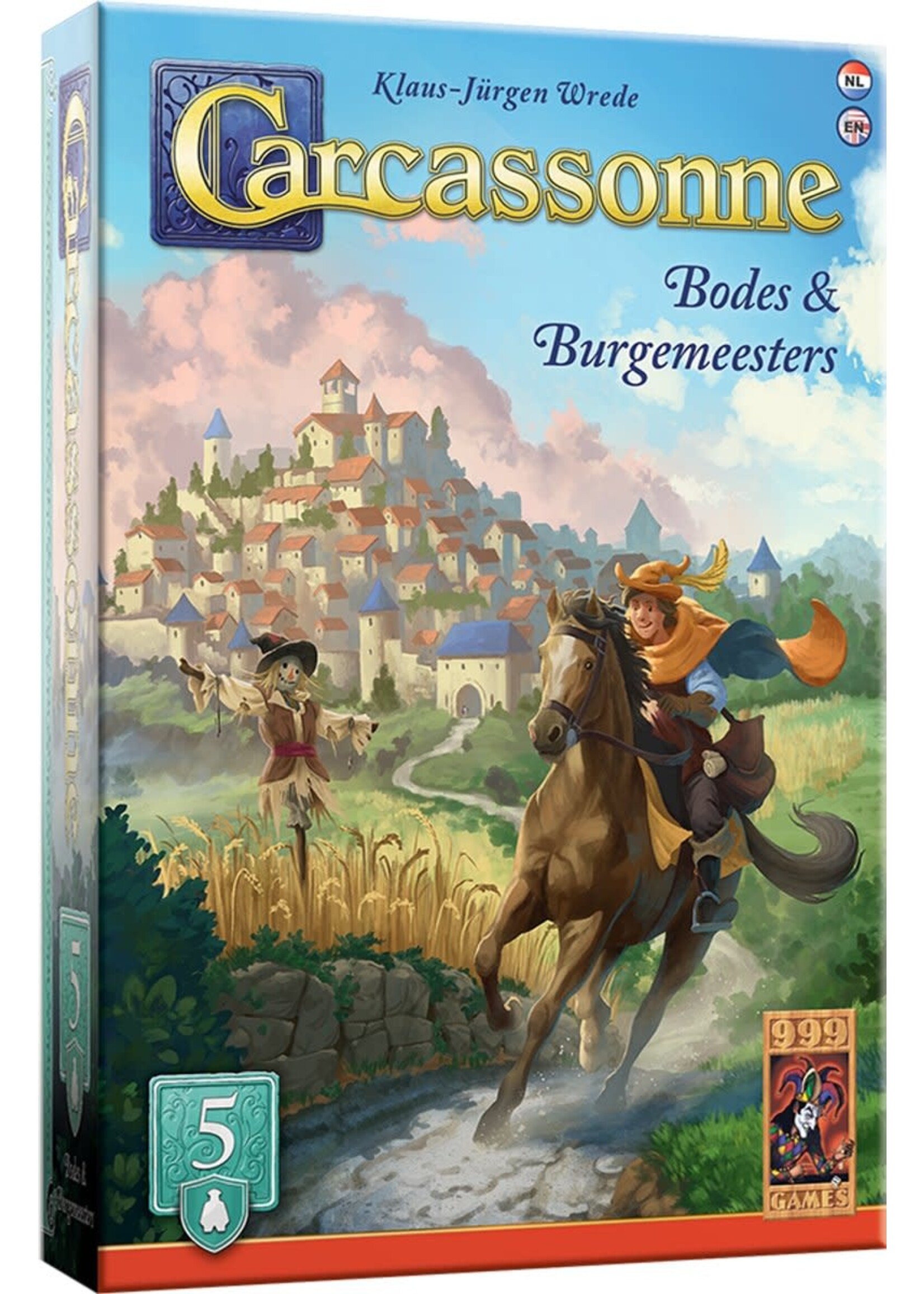 999 Games 999 Games Carcassonne Bodes & Burgemeesters (nieuwe versie uitbreiding 5)