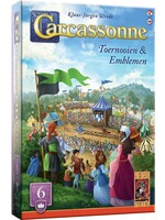 999 Games 999 Games Carcassonne Toernooien & Emblemen (nieuwe versie uitbreiding 6)