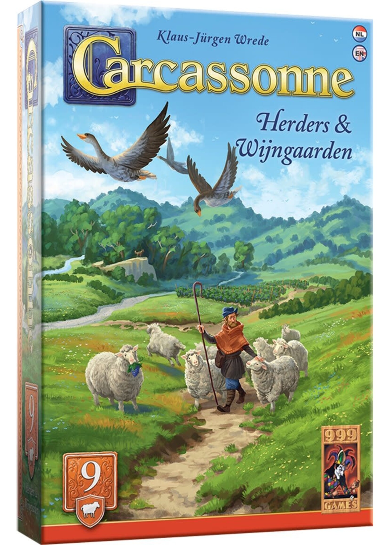 999 Games 999 Games Carcassonne Herders & Wijgaarden (nieuwe versie uitbreiding 9)