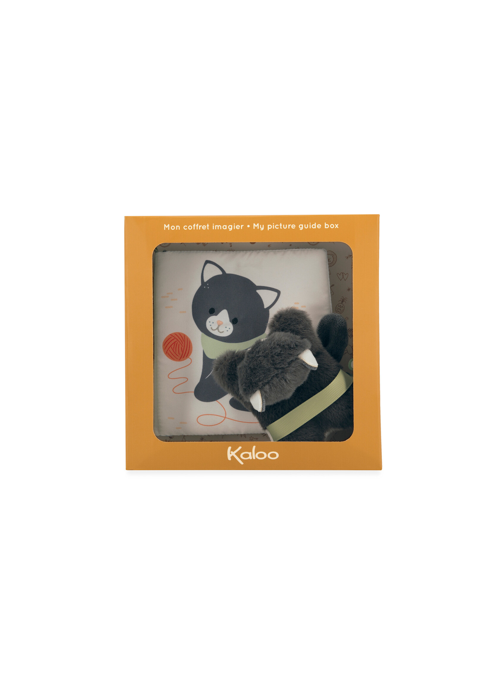 Kaloo Kaloo Les Amis – Knuffelboekje Kat in het Huis