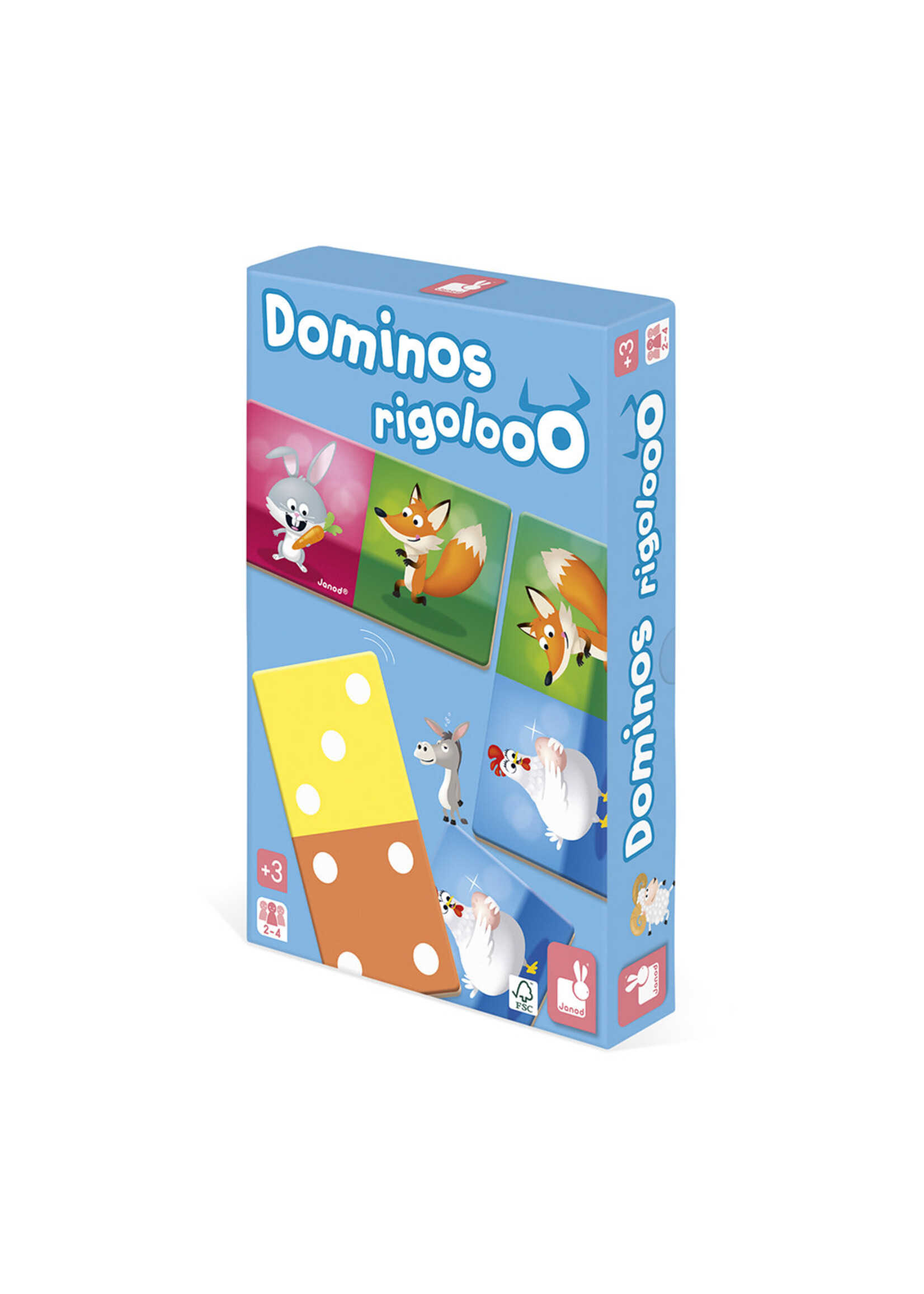 Janod Janod Spel – Domino rigolooo