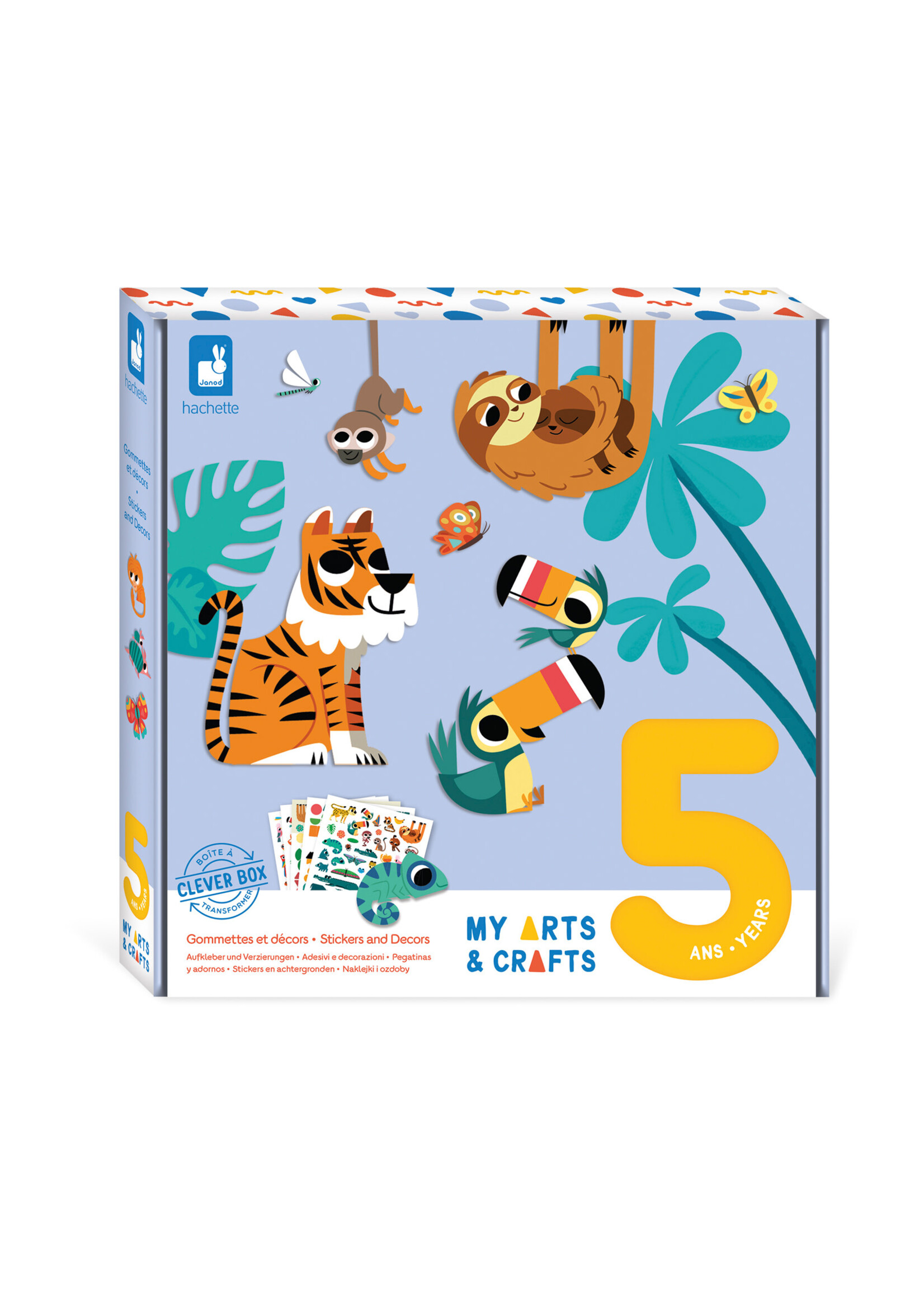 Janod Janod Atelier – 5 jaar – Stickers plakken