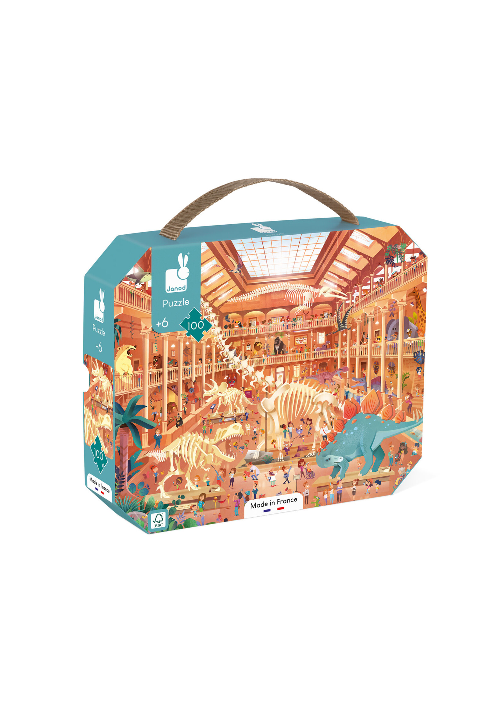 Janod Janod Puzzel – Het Natuurhistorisch Museum 100 stukjes