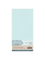 Card deco Card Deco Vierkant Linnenkarton Babyblauw