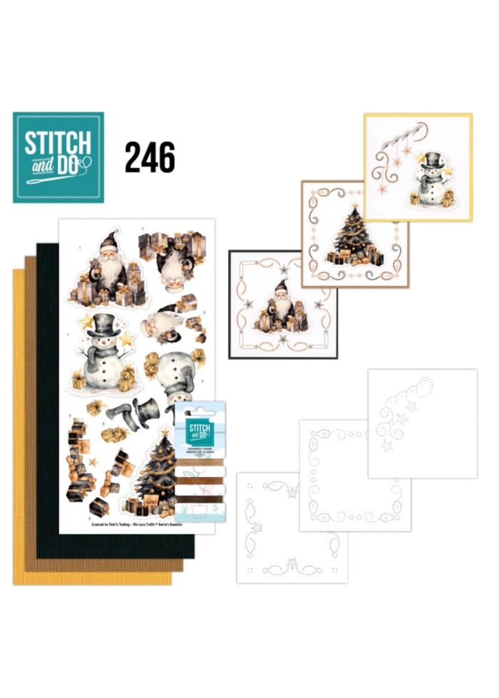 Stitch and Do Stitch and Do 246 - Berries Beauties - Golden Whisper