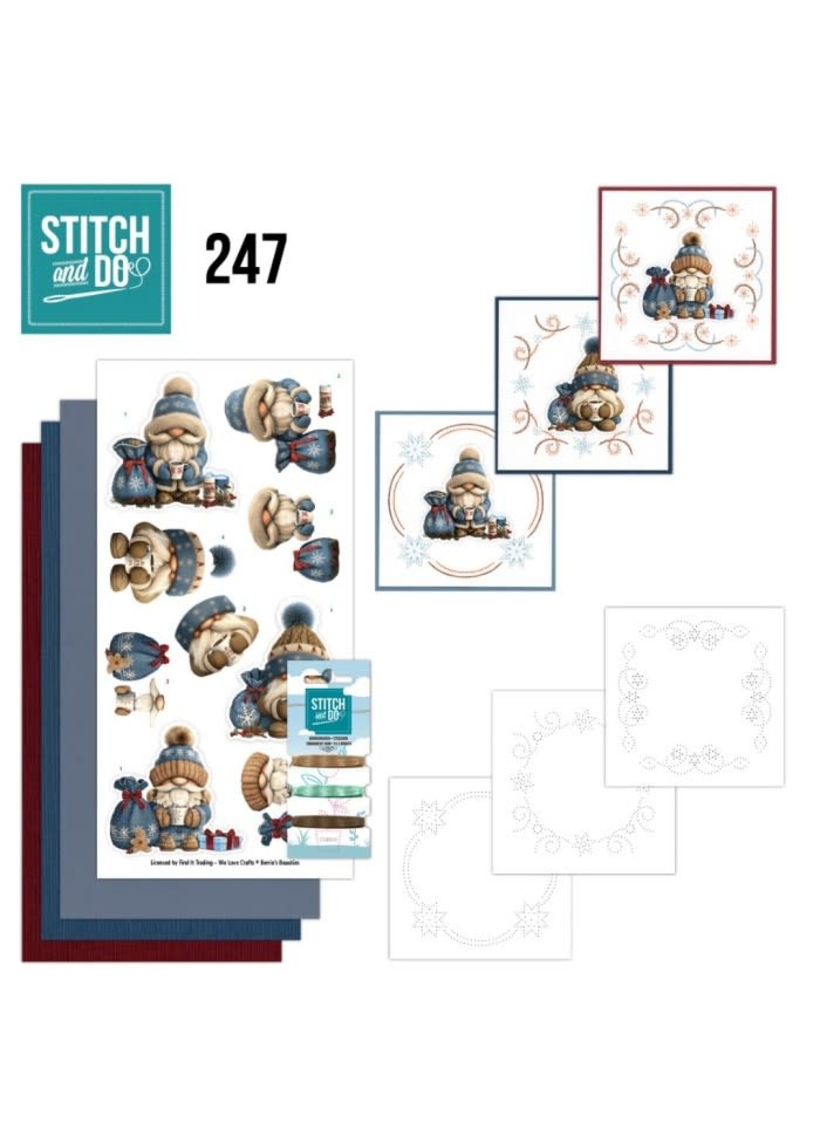 Stitch and Do Stitch and Do 247 - Berries Beauties - Gnomie Holidays
