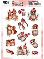 find it 3D Pushout Sheet - Berries Beauties - A Very Furry Christmas - Owl