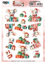 find it 3D Pushout Sheet - Berries Beauties - A Very Furry Christmas - Mouse