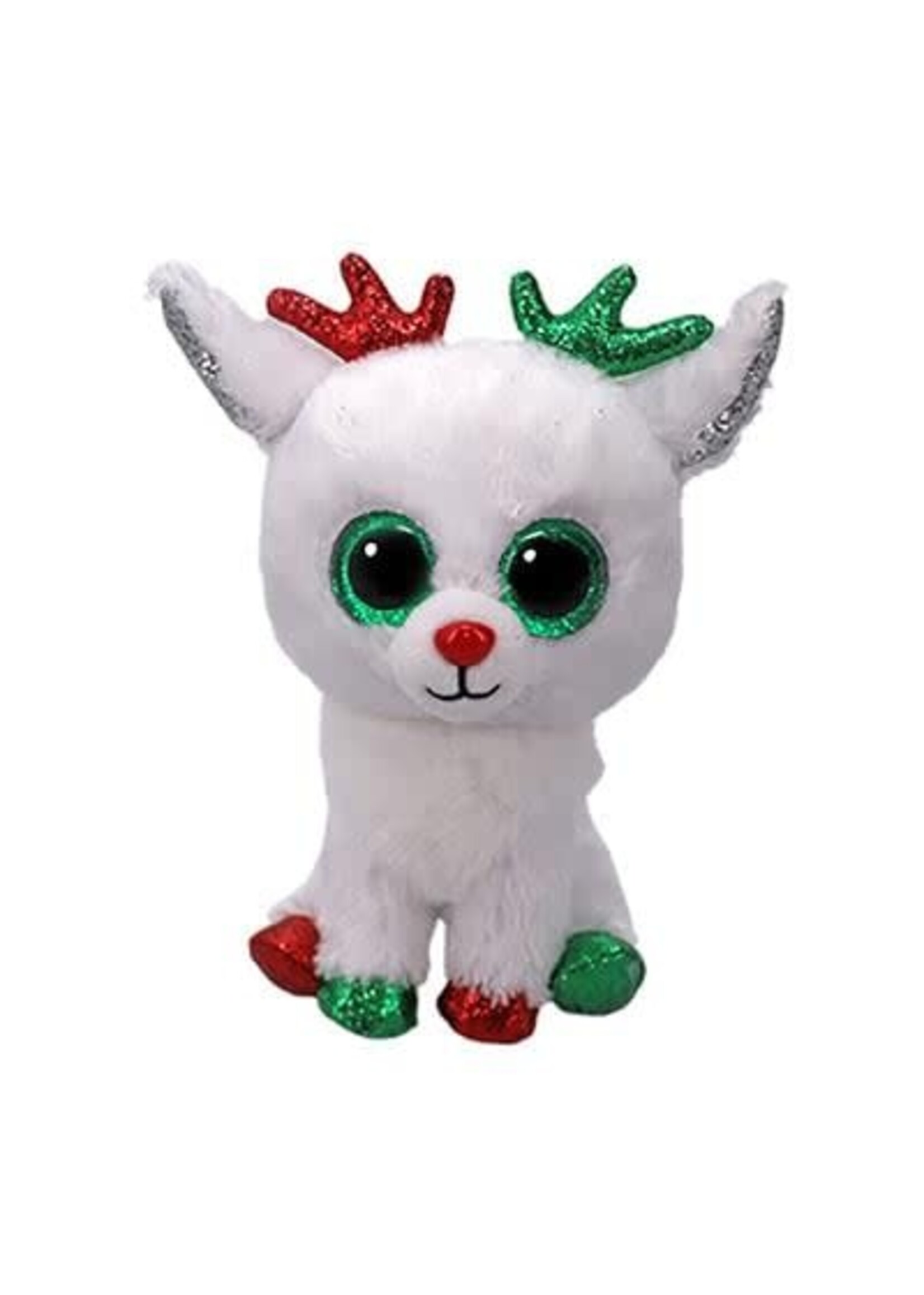 Ty Ty Beanie Boo Christmas Snowdrop Reindeer 15cm