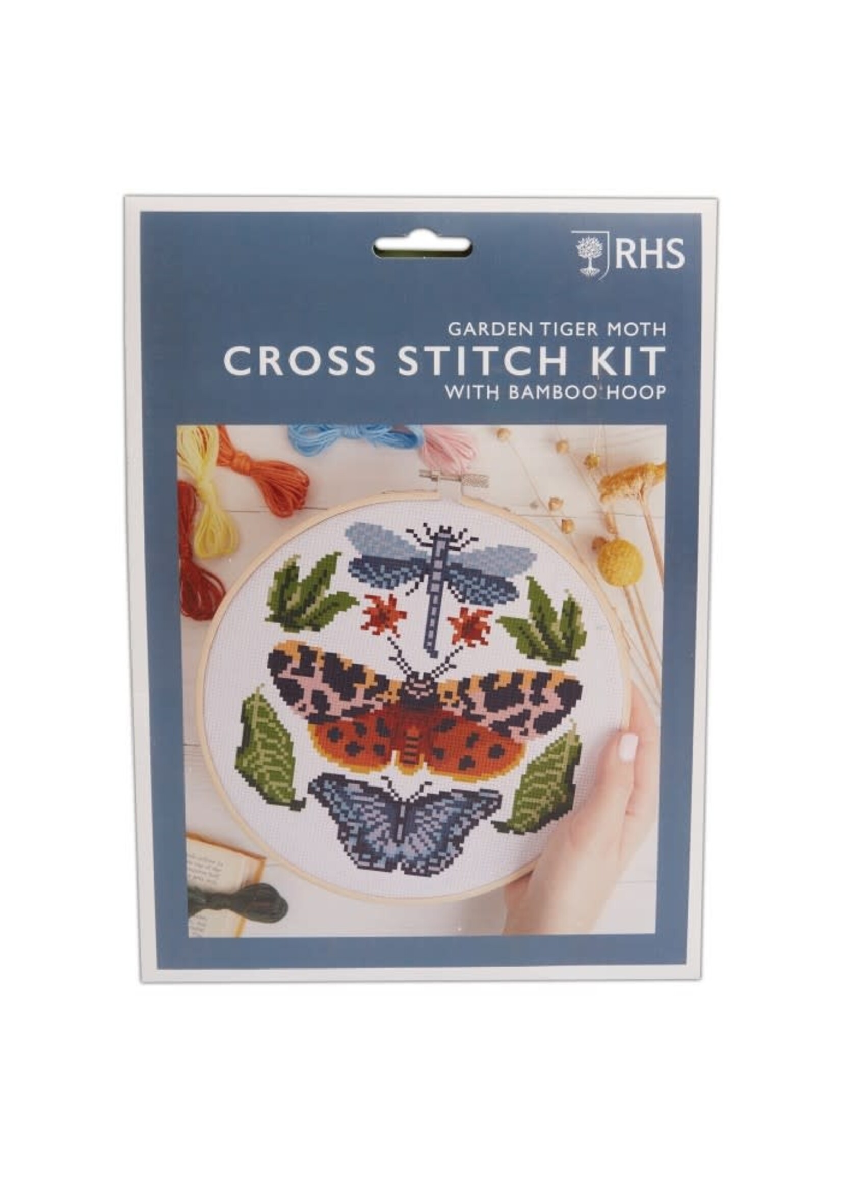 RHS Kruissteek Kit - Tuintijgermot