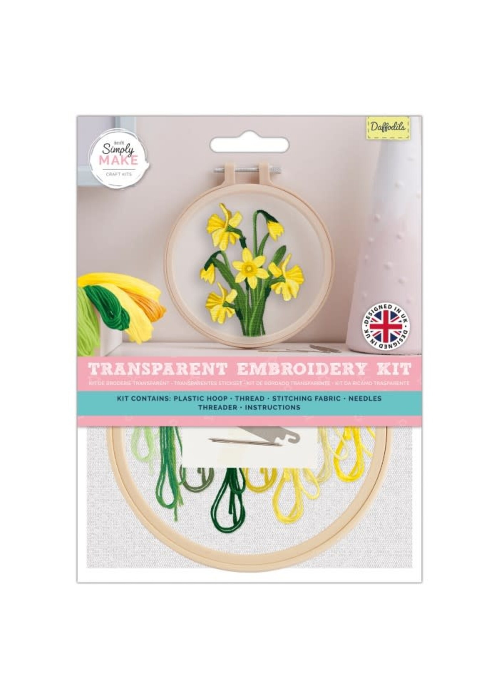 Simply make Borduurpakket - Gele narcis