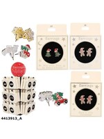 Depesche Kerstmis oorbellen assorti (24 verschillende ontwerpen)