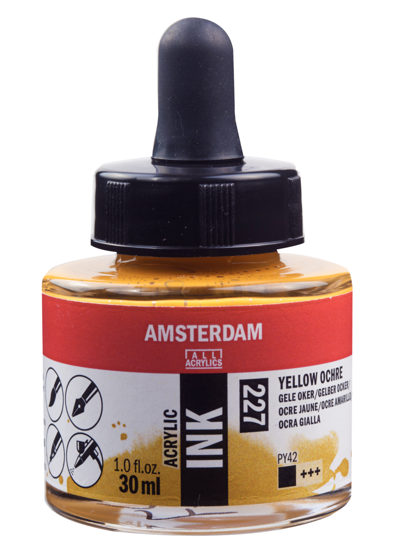Talens Amsterdam Amsterdam Acrylinkt Fles 30 ml Gele Oker 227