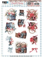 find it 3D Pushout Sheet - Berries Beauties - Frosted Florals - Basket