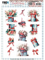 find it 3D Pushout Sheet - Berries Beauties - Frosted Florals - Tin