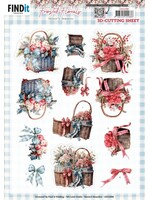 find it 3D Cutting Sheet - Berries Beauties - Frosted Florals - Basket