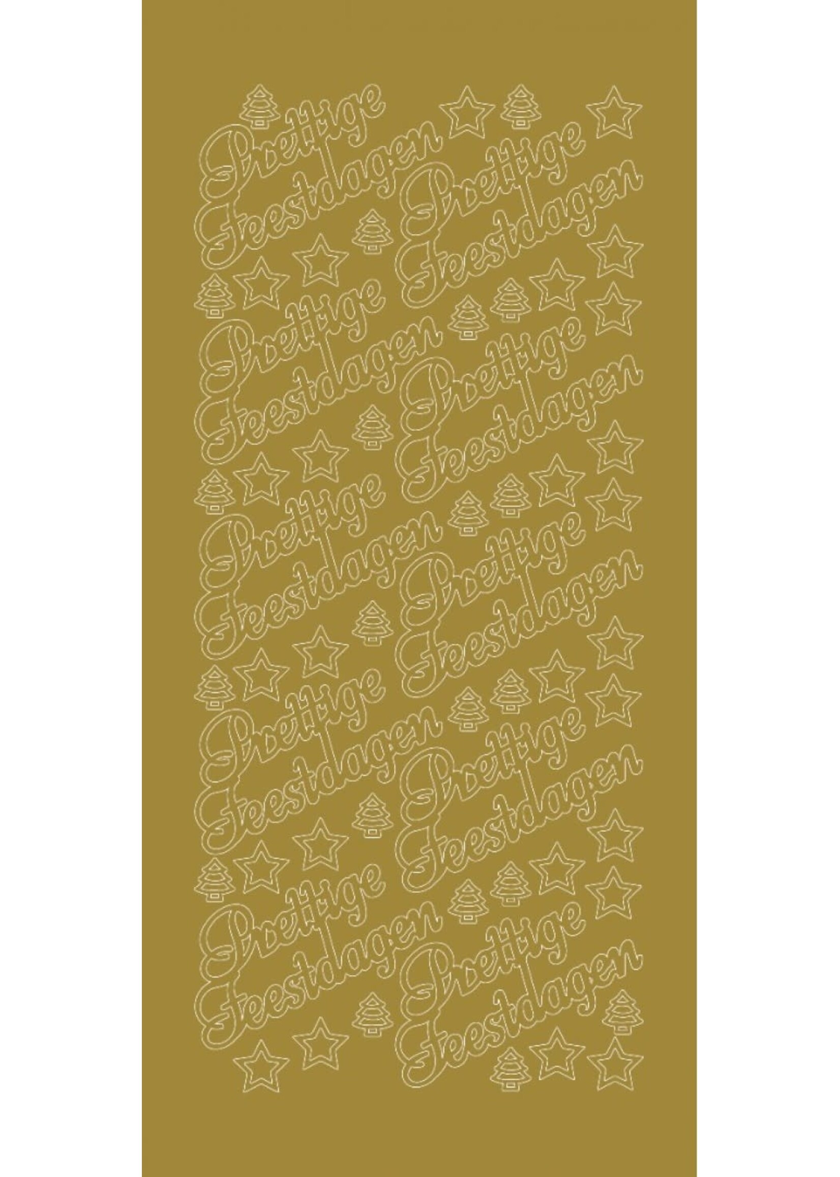 find it Prettige feestdagen groot - Gold