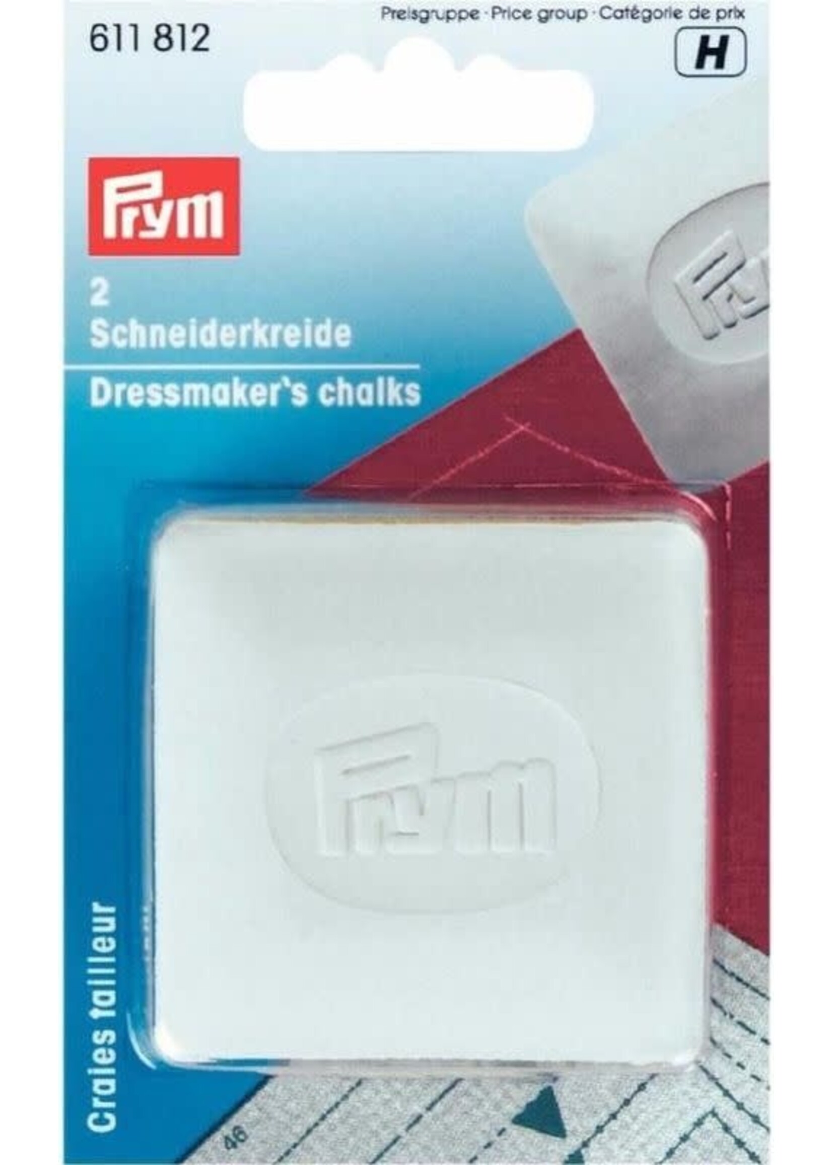 Prym Prym Kleermakerskrijt plaatjes wit