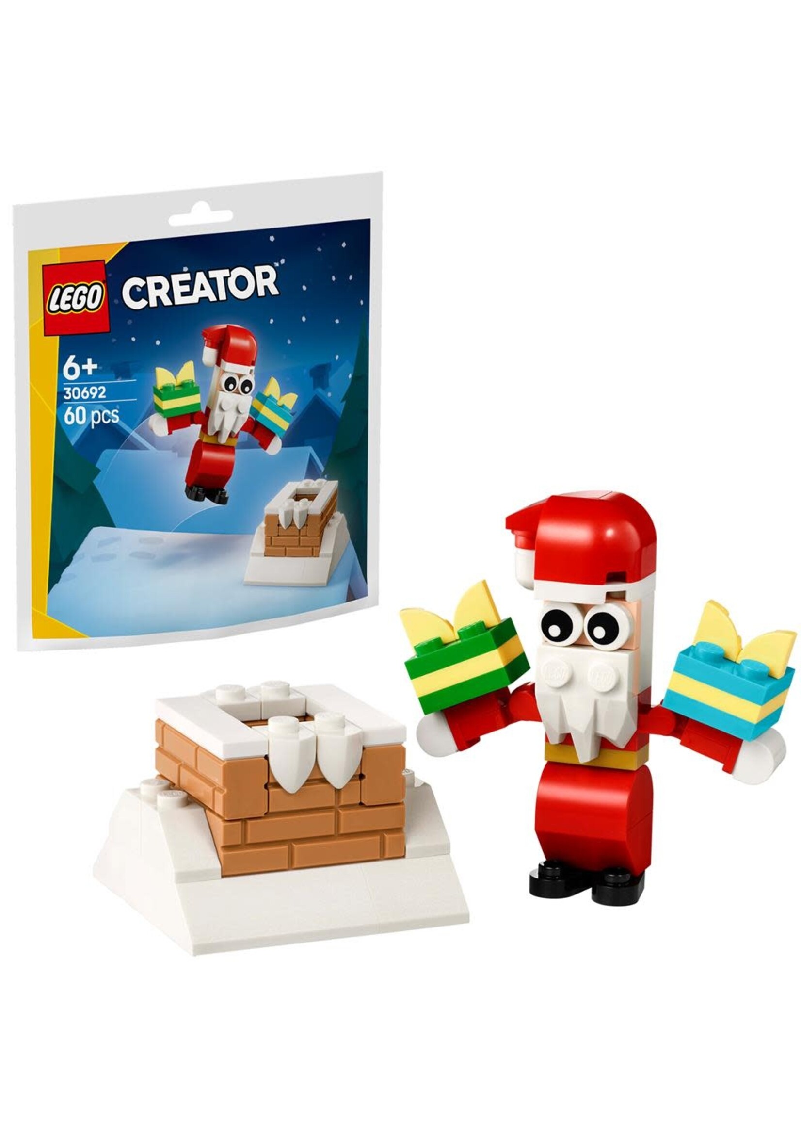 Lego Lego 30692 Bags Kerstman In De Schoorsteen