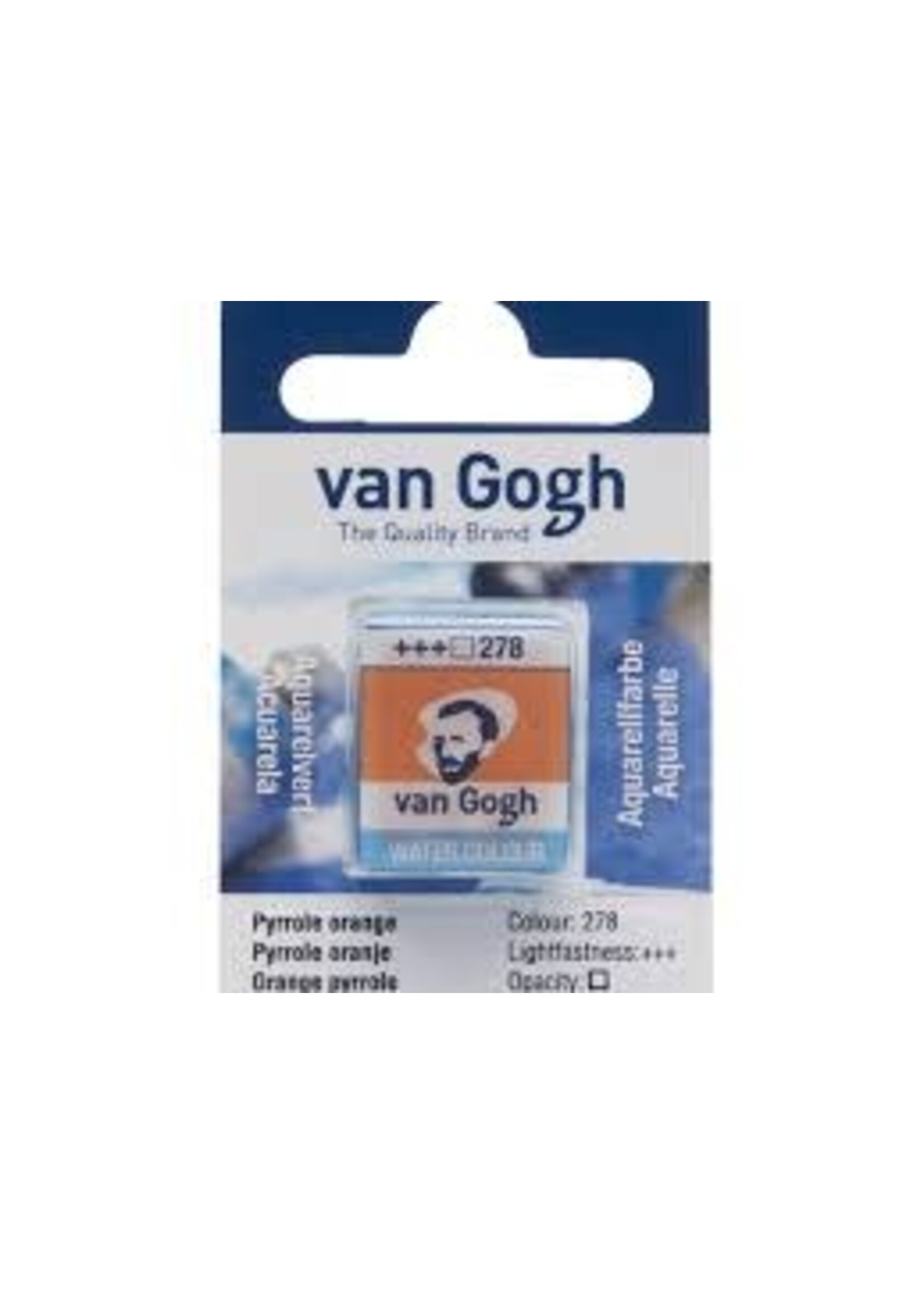 VAN GOGH Van Gogh Aquarelverf Napje 1 piece Pyrrole Oranje 278