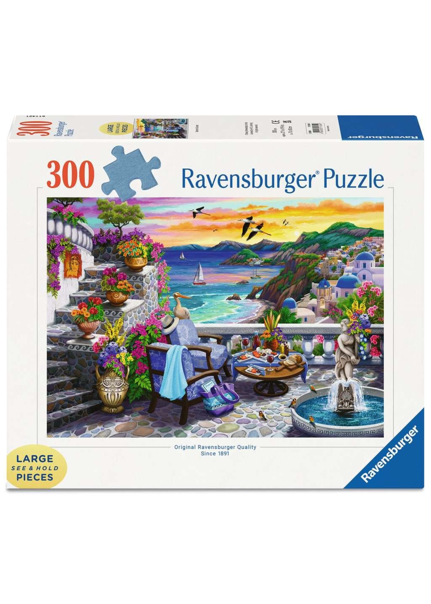 Ravensburger Ravensburger puzzel Santorini sunset (300XXl stukjes)