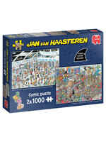 Jumbo Geef ons de ruimte & Net als in de film – Jan van Haasteren (2×1000 stukjes)